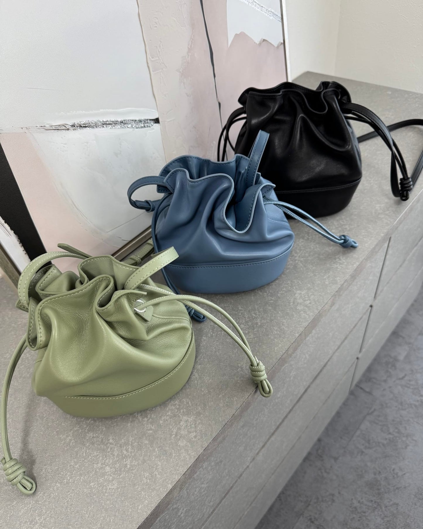 ラムレザー2WAYポシェット