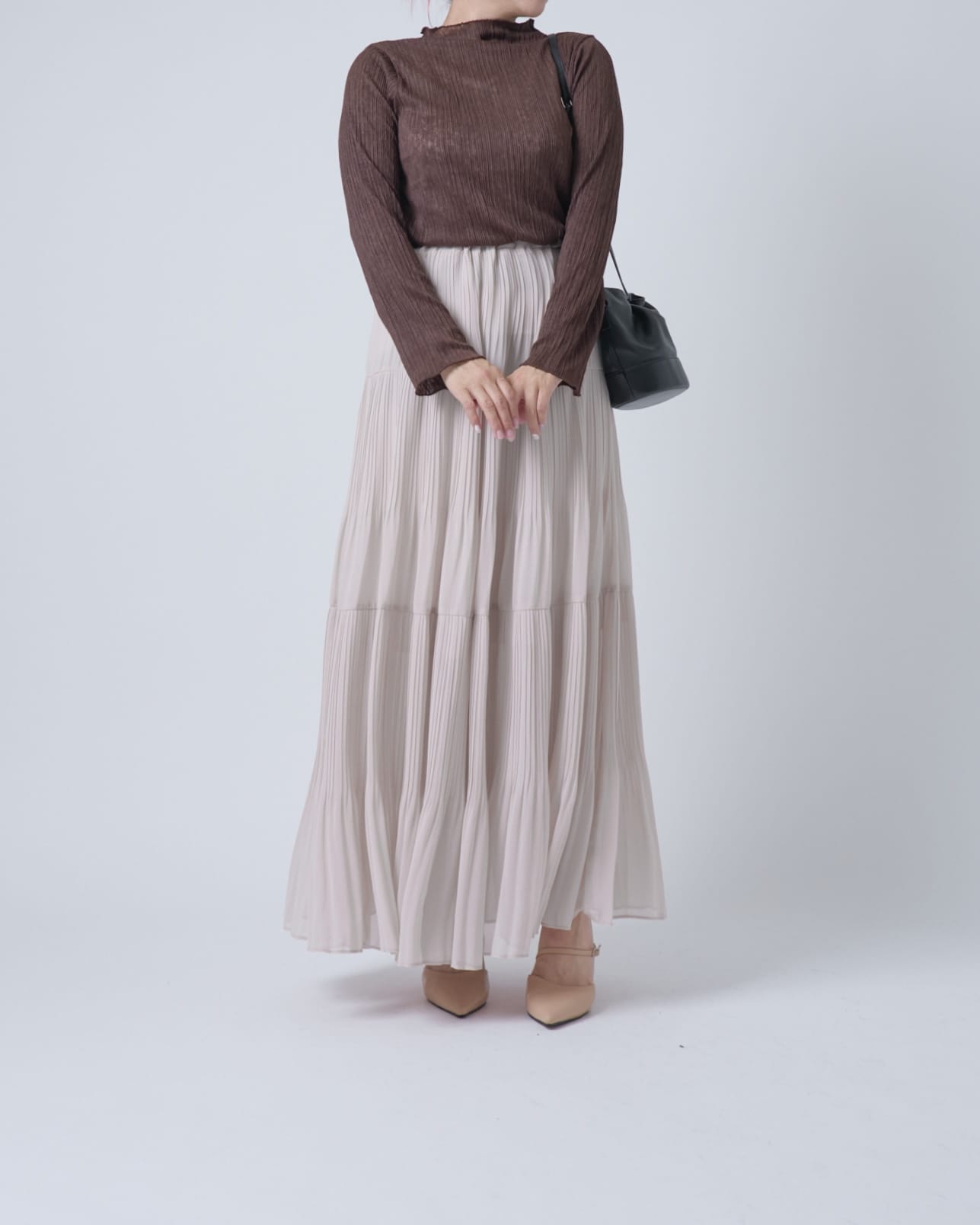 シフォンリラックスプルオーバー