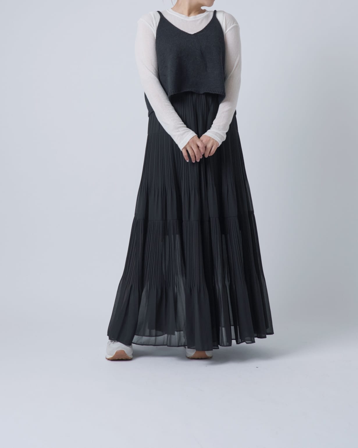 リボンニットビスチェ