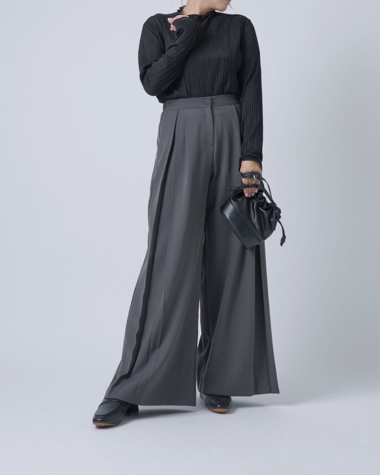 シフォンリラックスプルオーバー