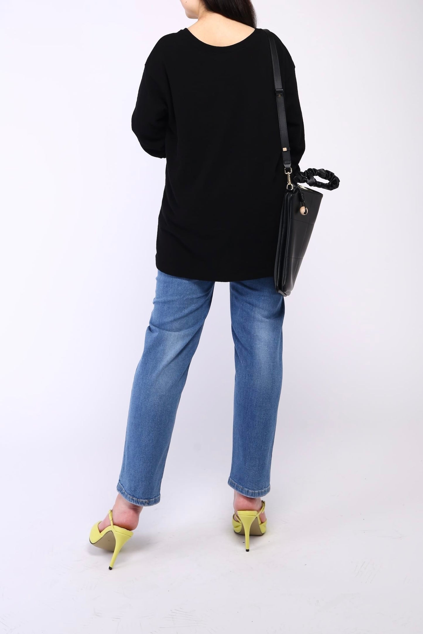 前後2way深Vネックカットソー