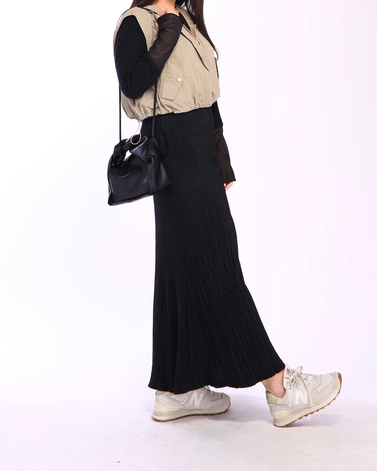 リブマーメイドスカート