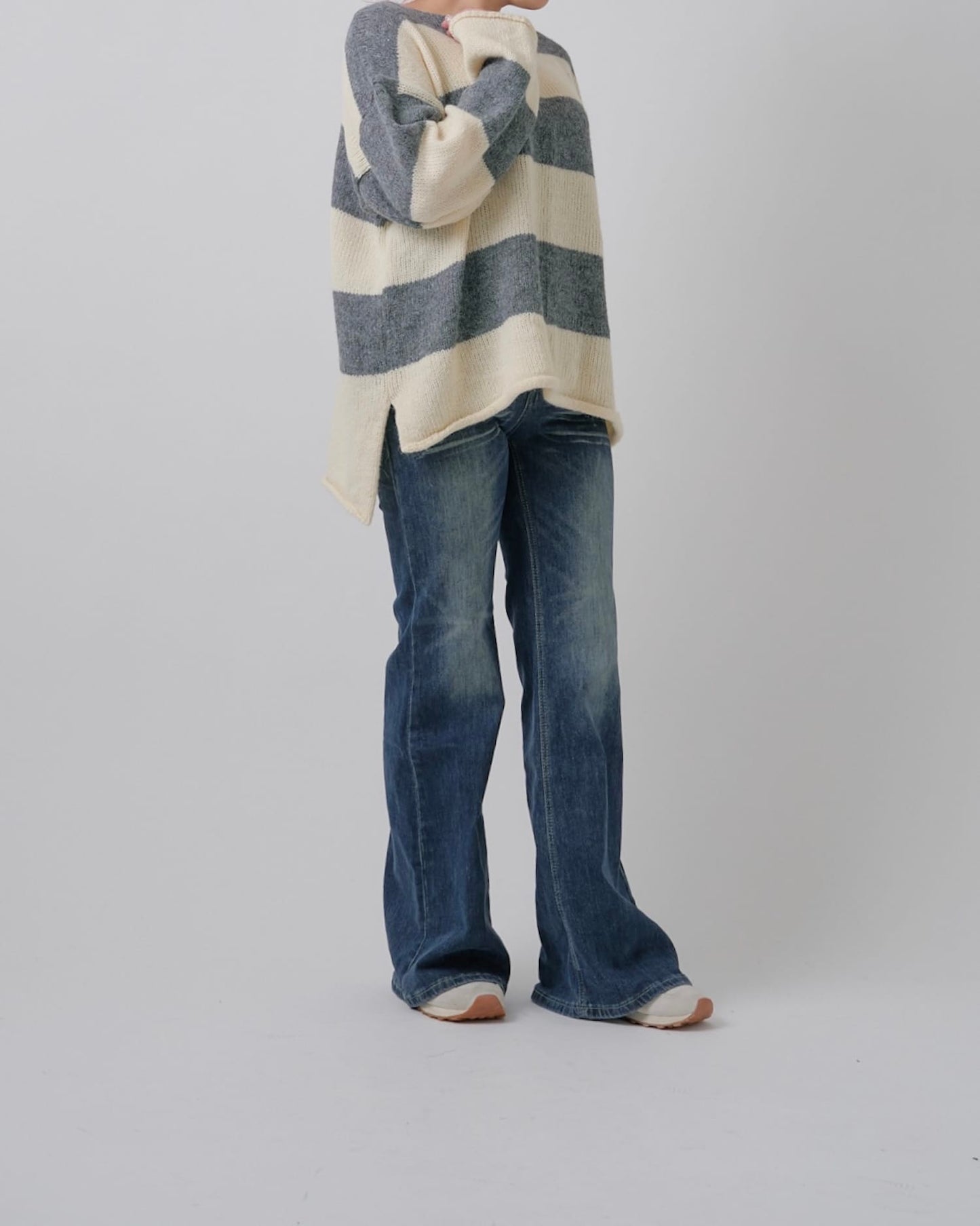 ヒゲウォッシュドデニム