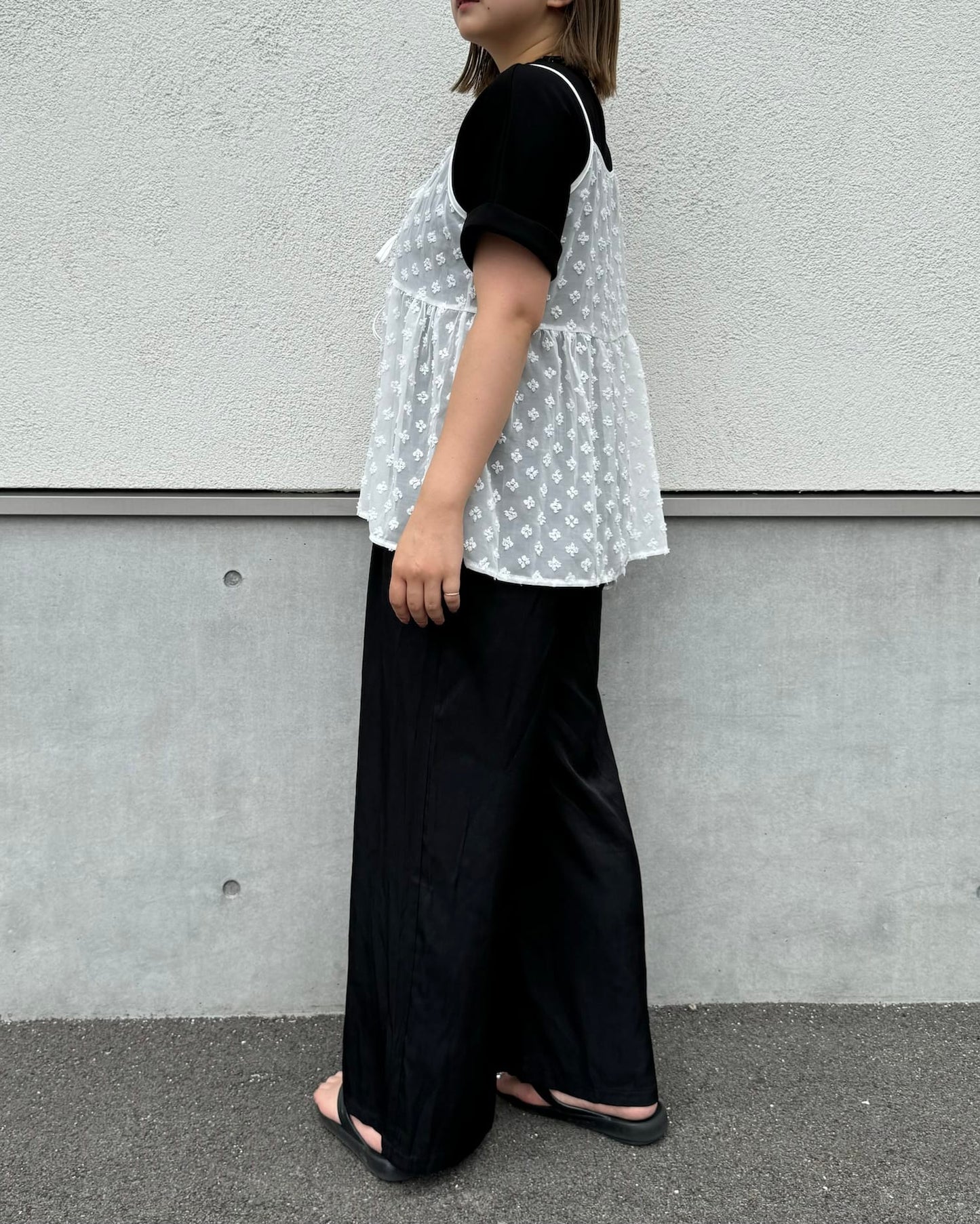 小花刺繍シアービスチェ