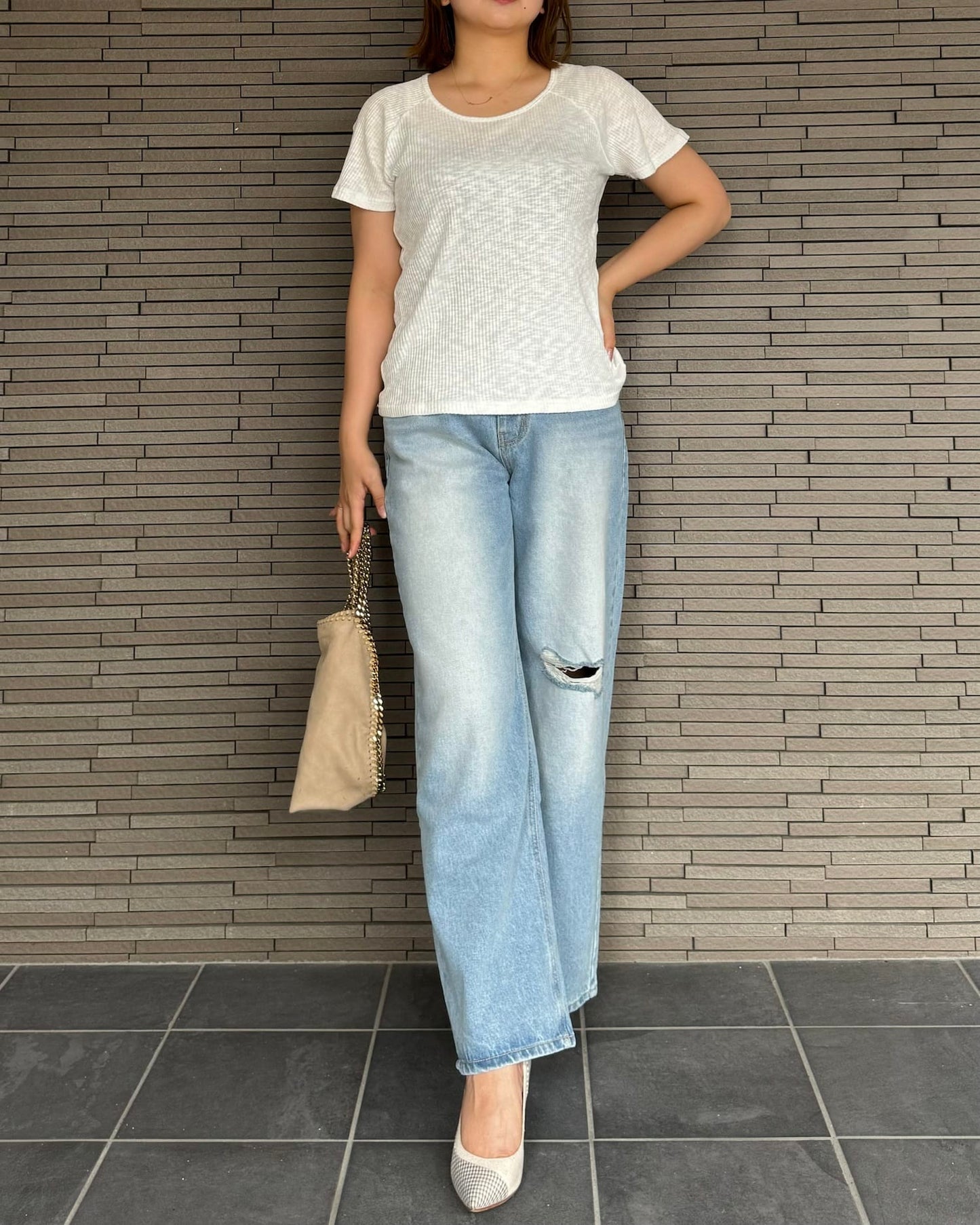 マルチリブカットソー