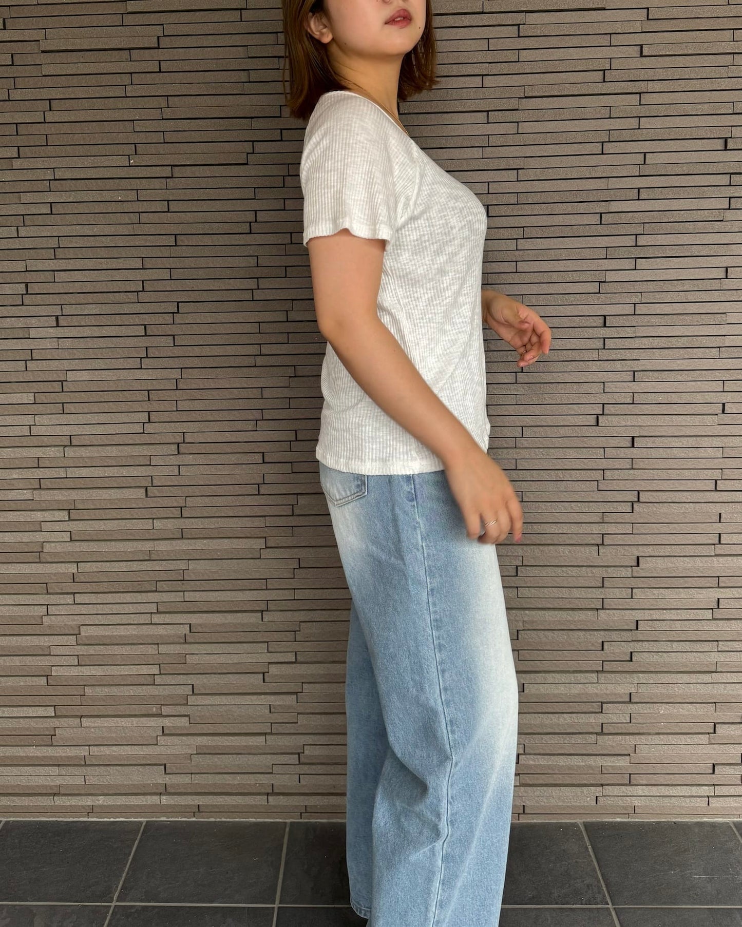 マルチリブカットソー