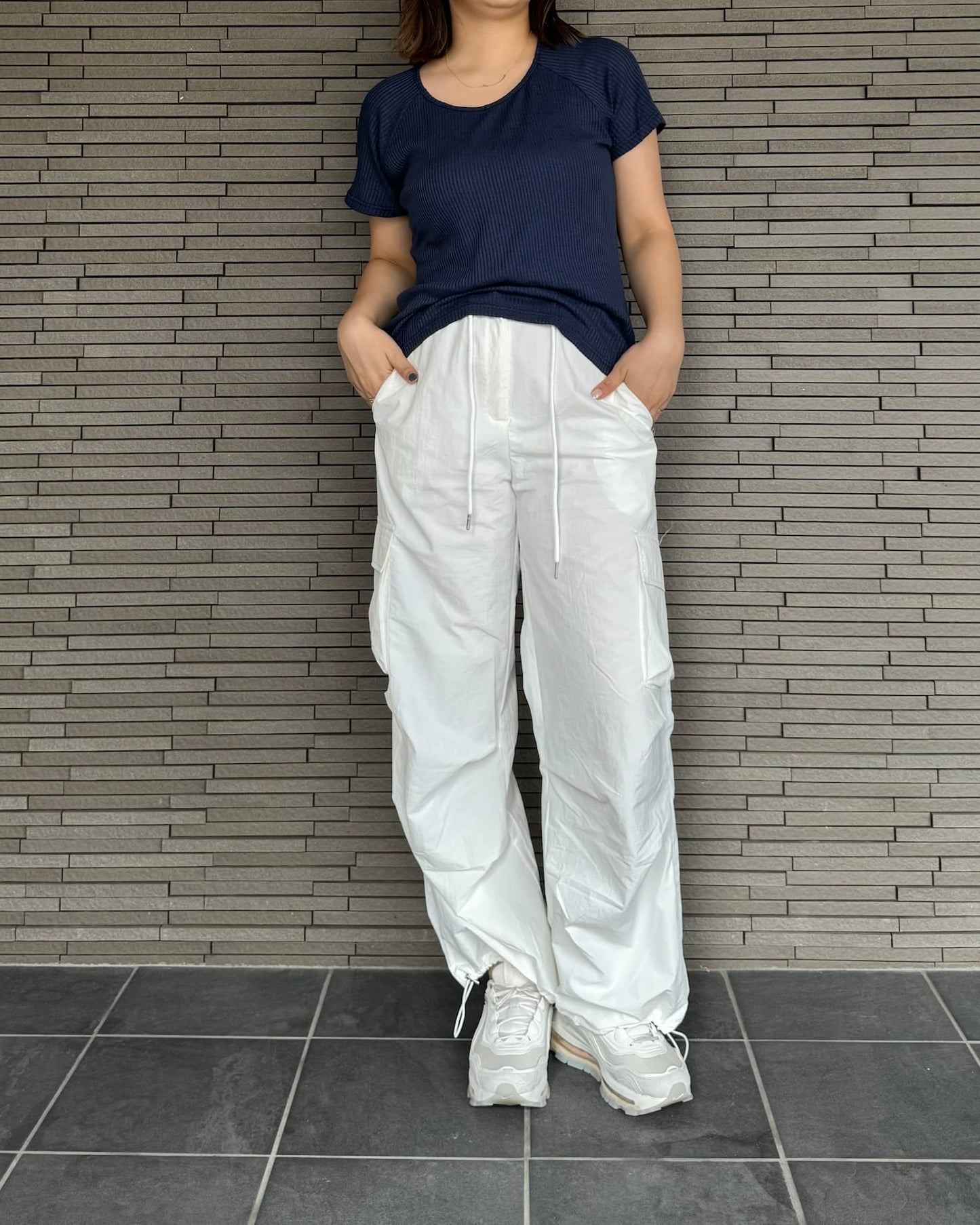 ドロストシャーリングカーゴパンツ