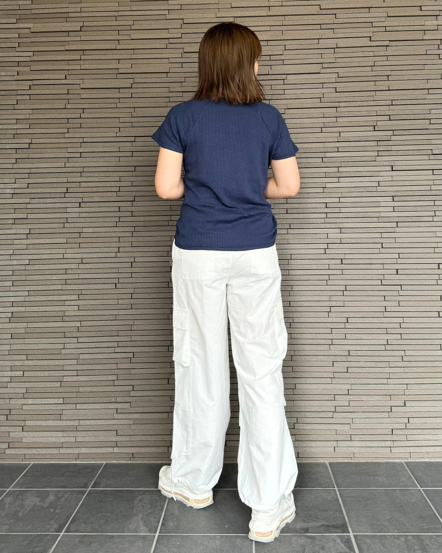 ドロストシャーリングカーゴパンツ