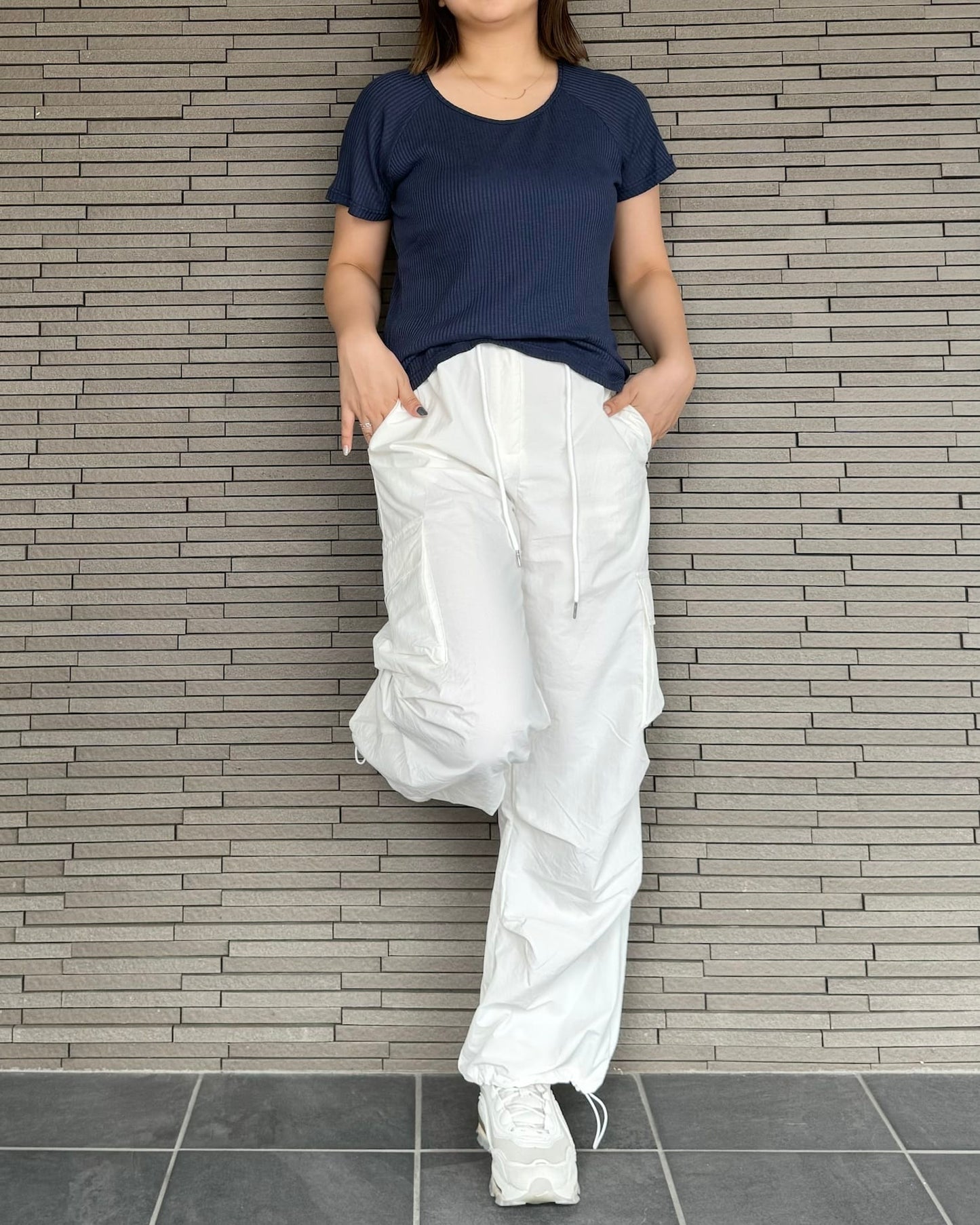 ドロストシャーリングカーゴパンツ