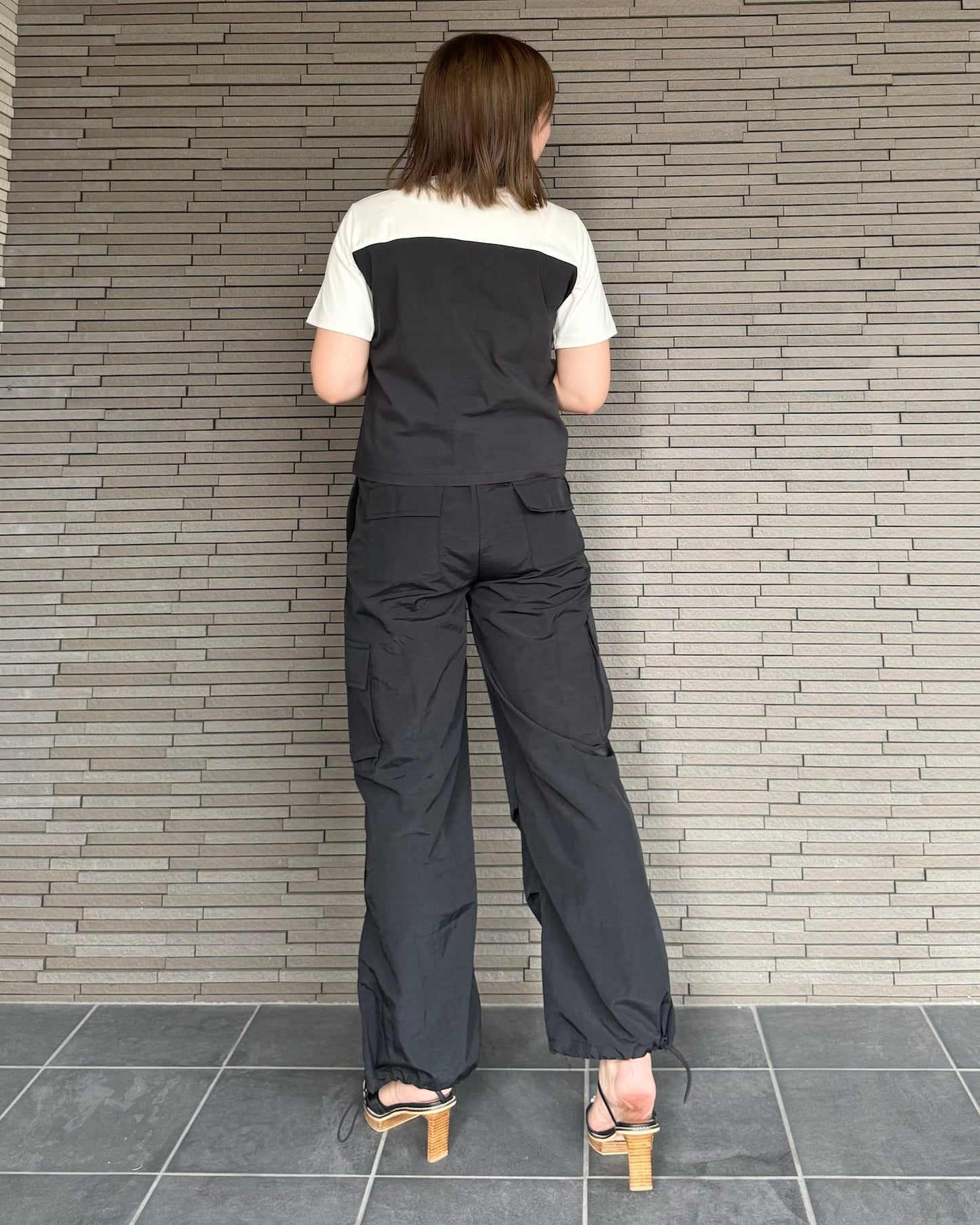 ドロストシャーリングカーゴパンツ