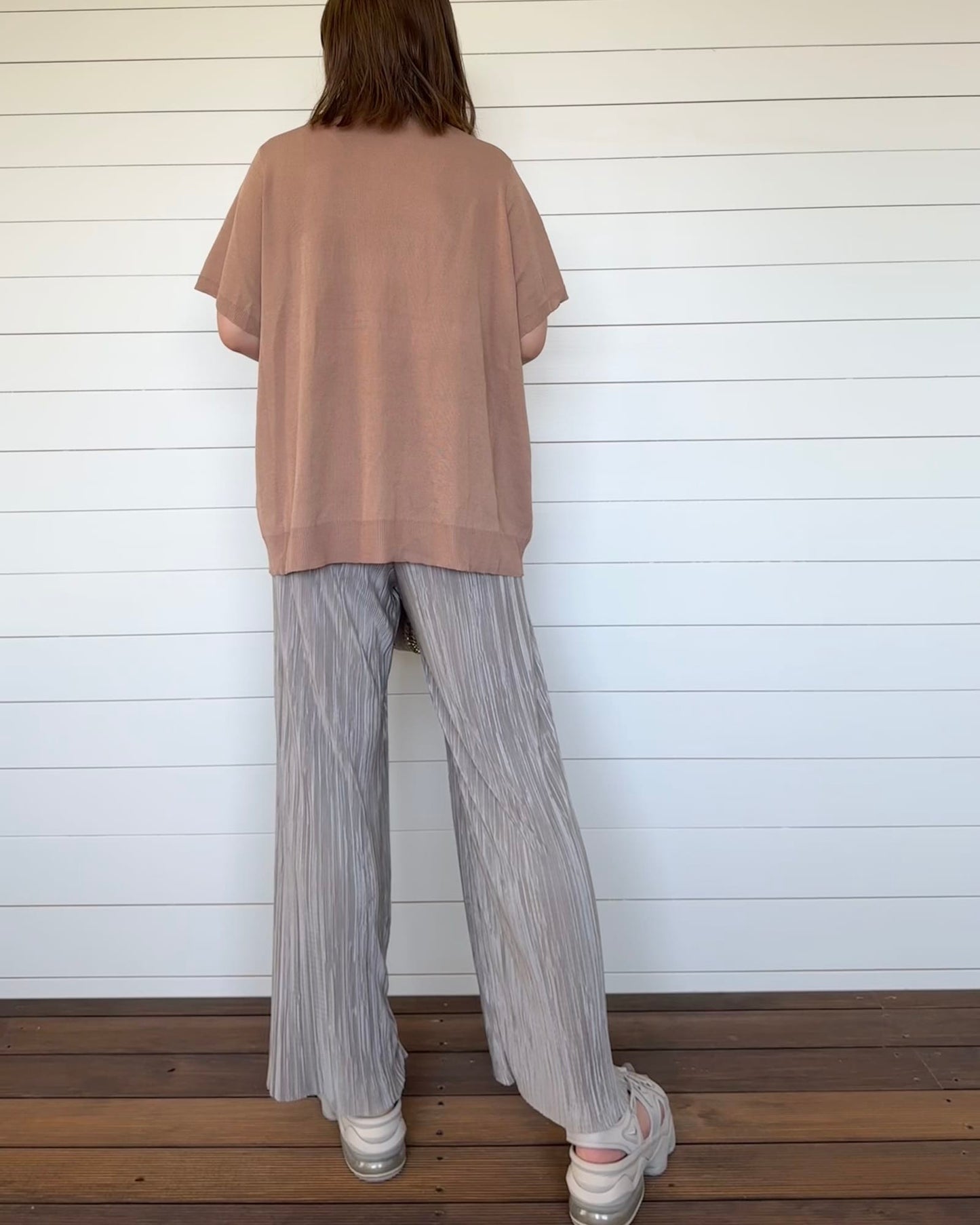 五分丈ソフトタッチカーディガン