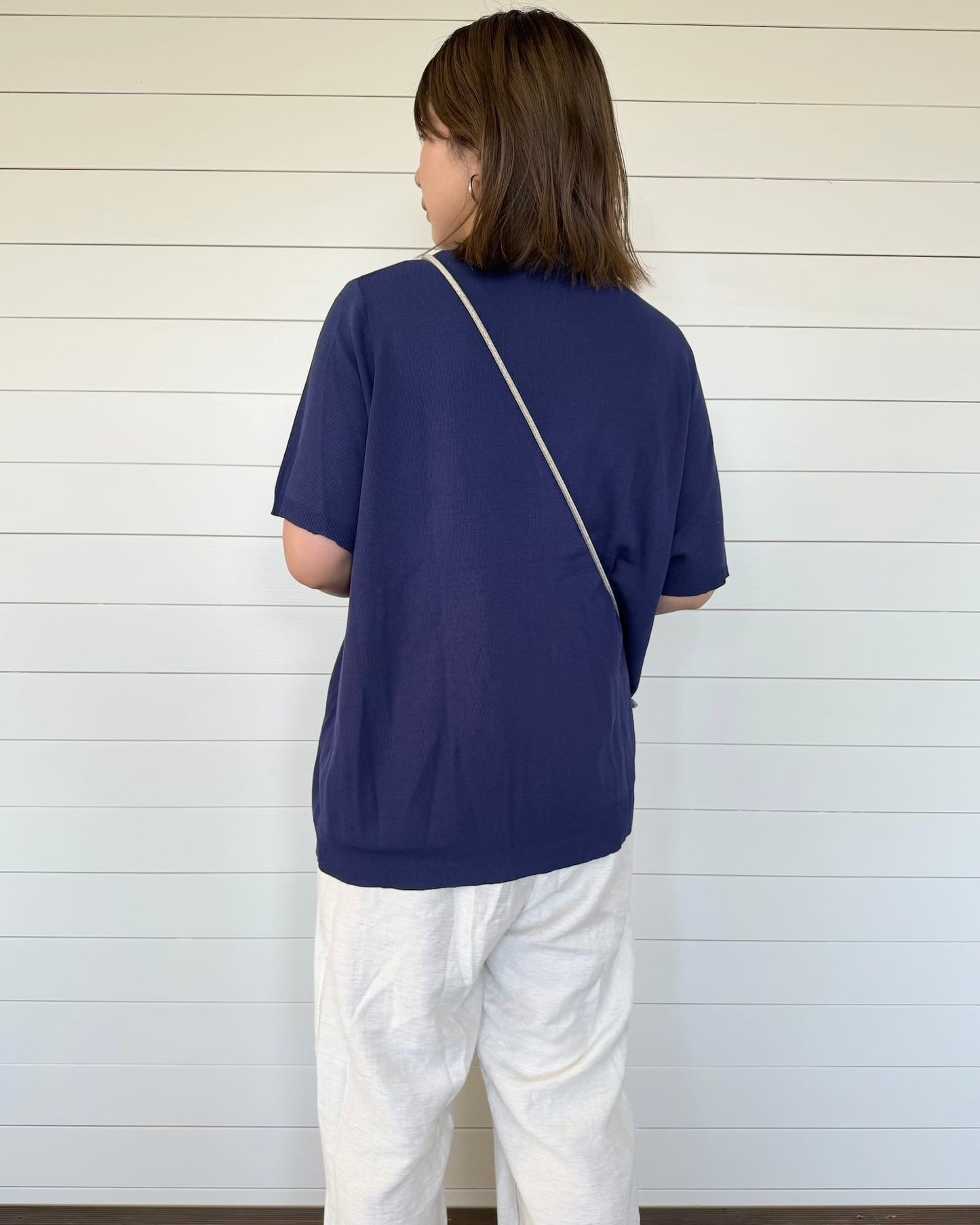 五分丈ソフトタッチカーディガン