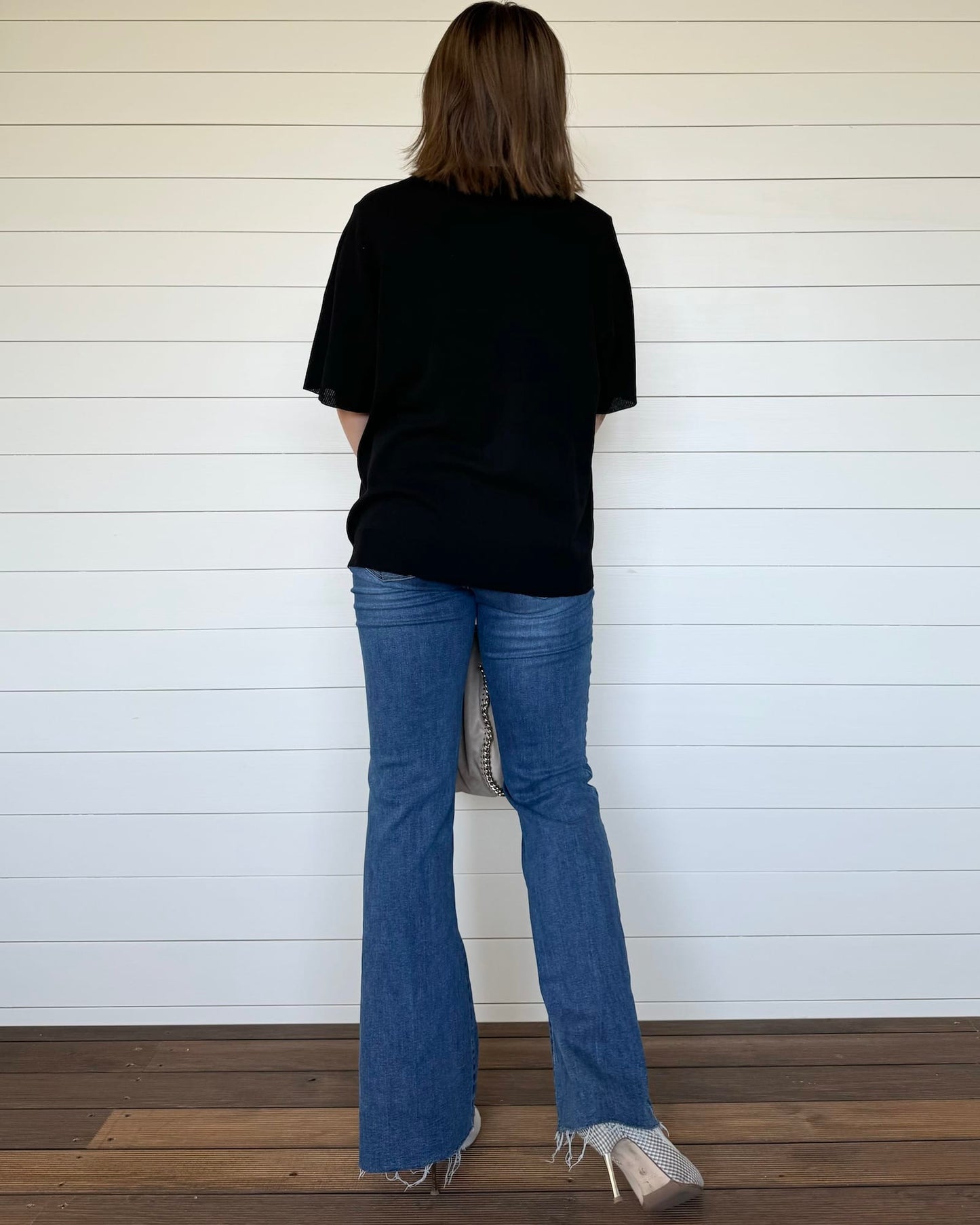 五分丈ソフトタッチカーディガン