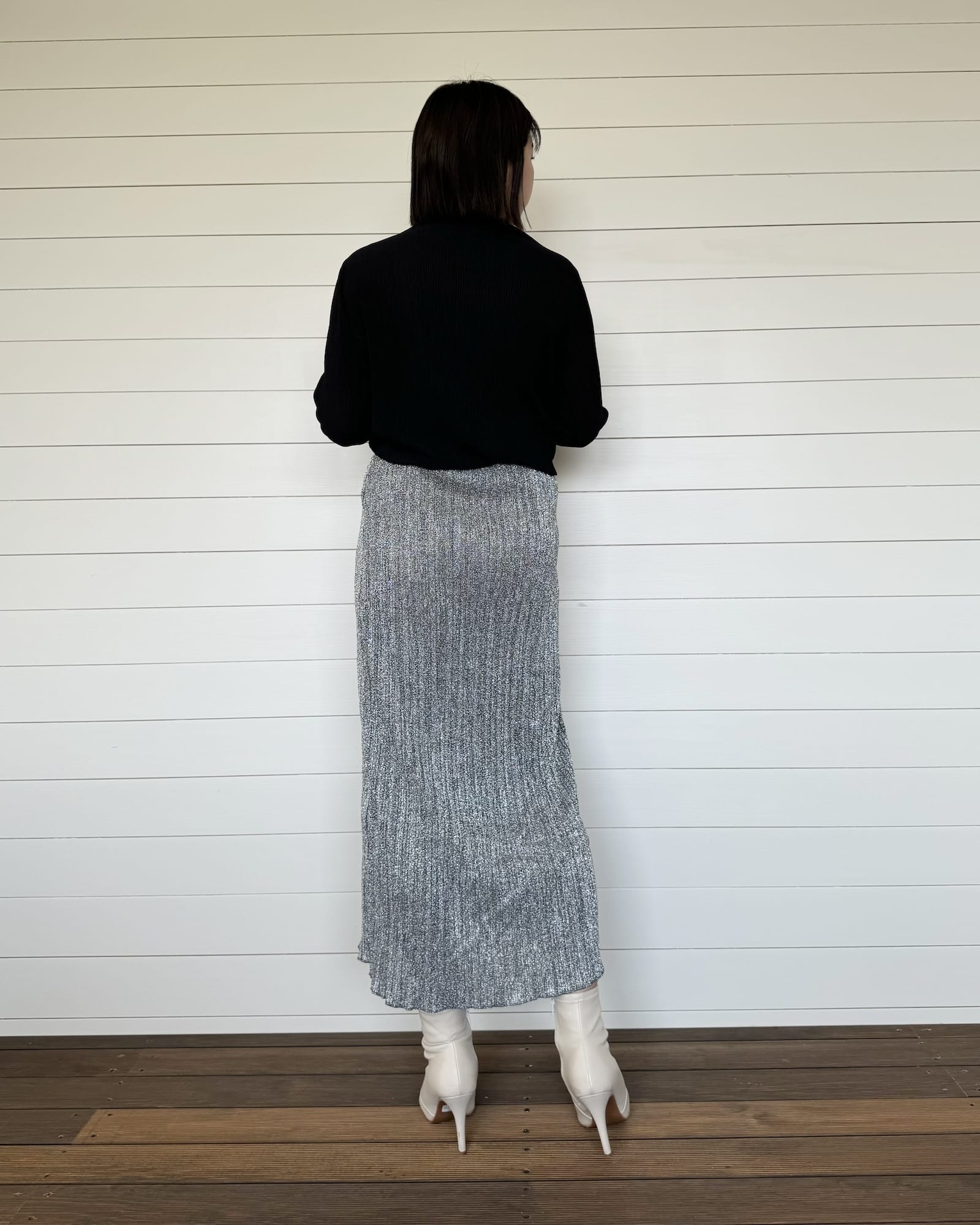 グリッターナロースカート