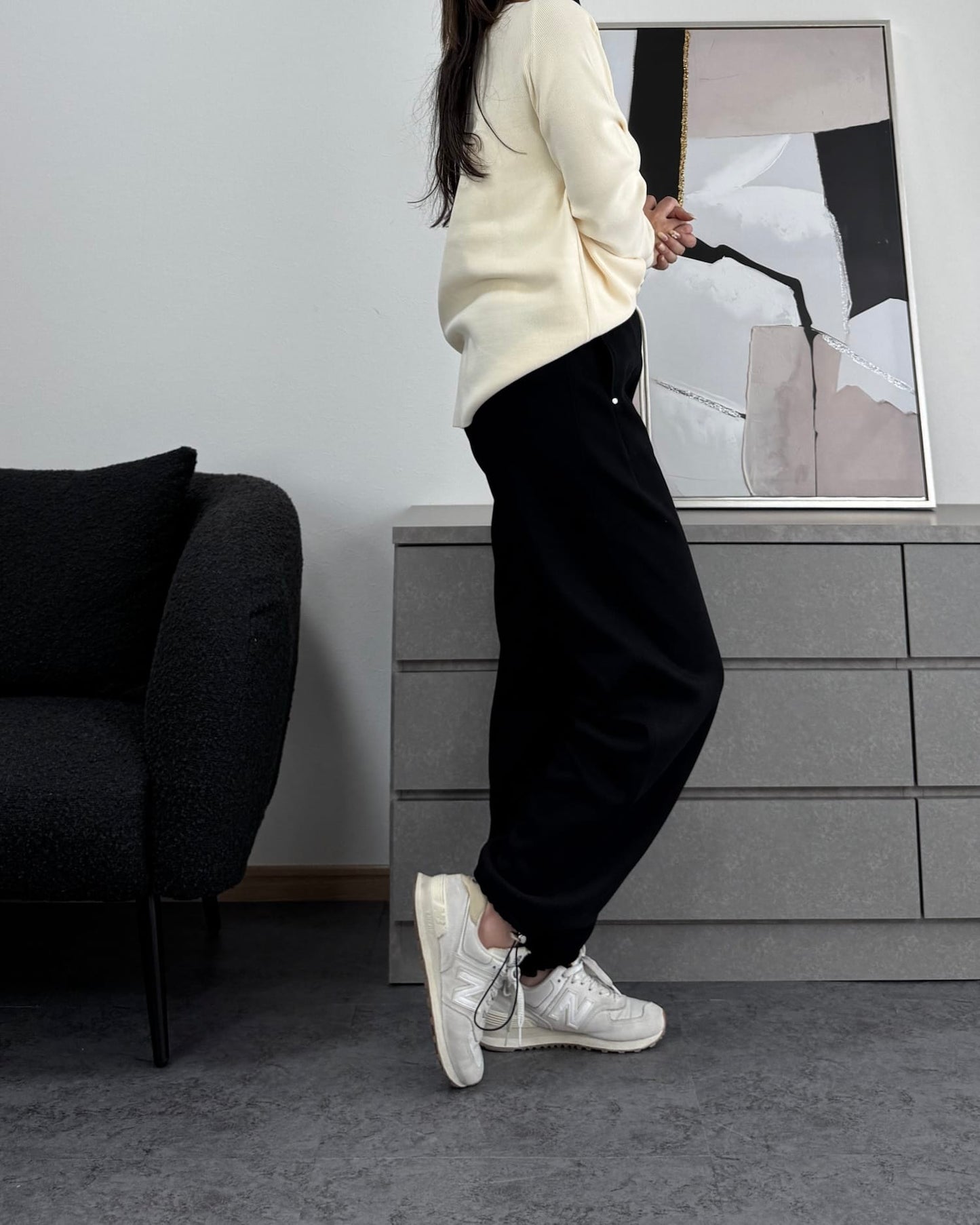 スウェットドロストパンツ