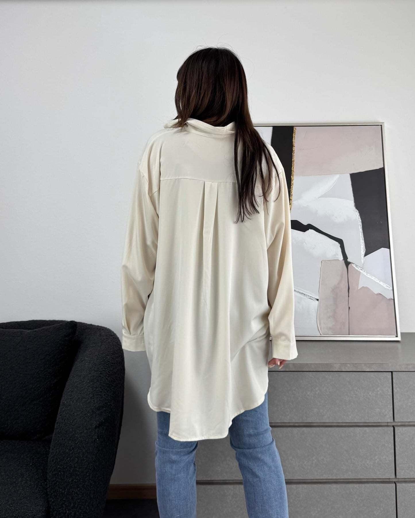 とろみオーバーシャツ