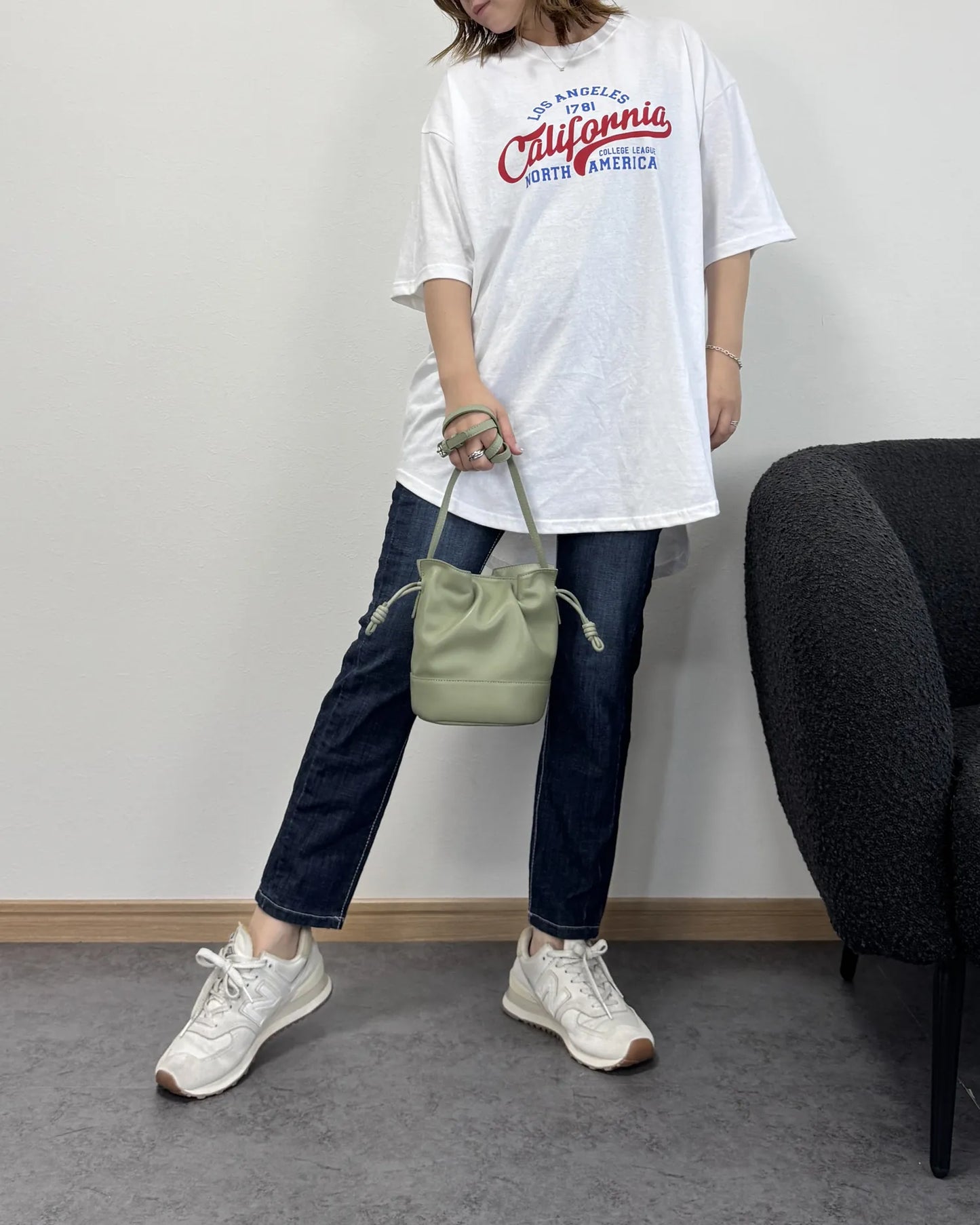 【7/2までのセール価格】カリフォルニアロゴオーバーTシャツ