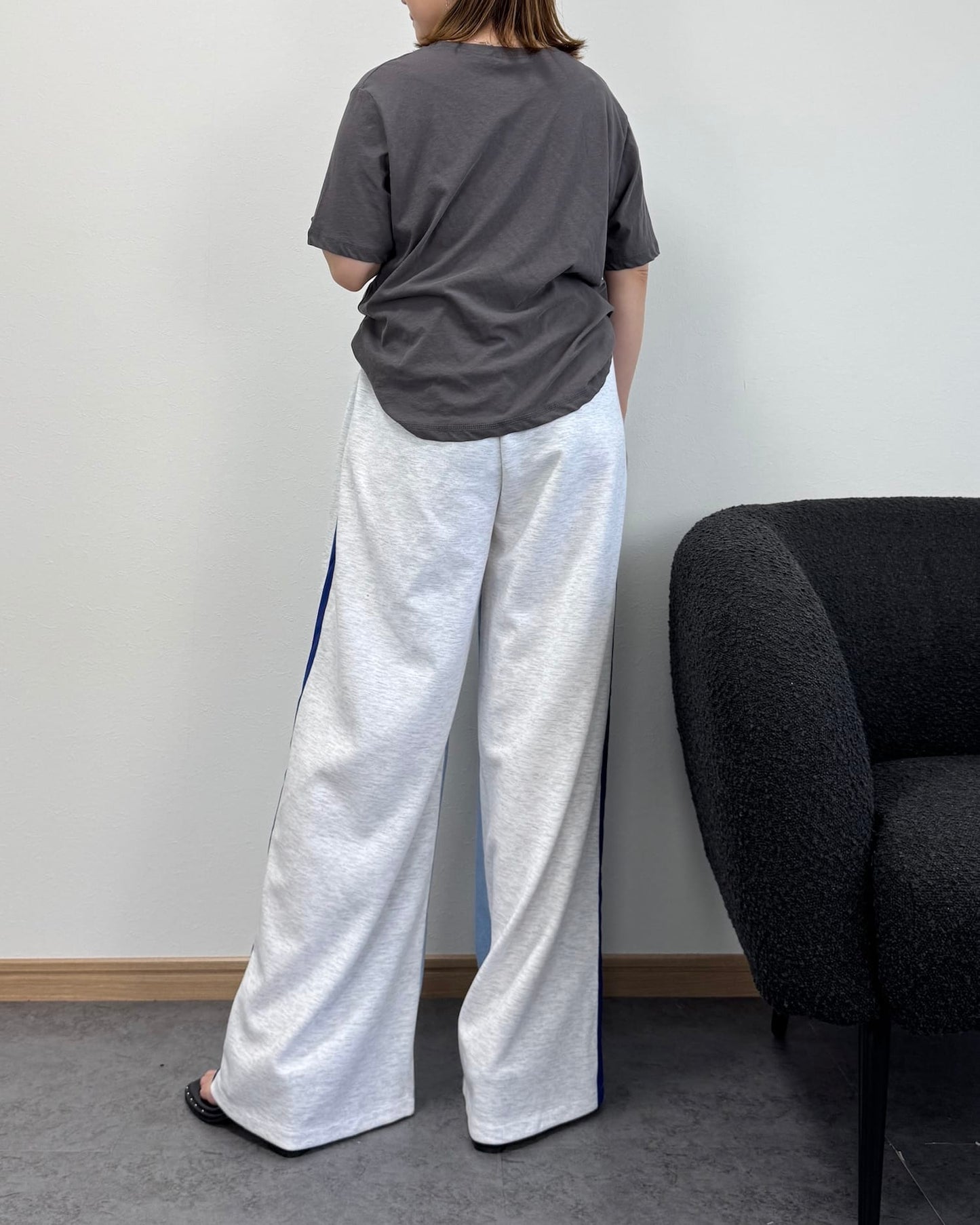 【6/25までのセール価格】デニムコンビラインスウェットパンツ