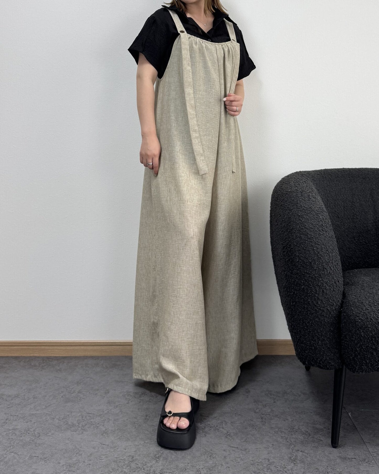 【7/9までのセール価格】体型カバーリラックスオールインワン