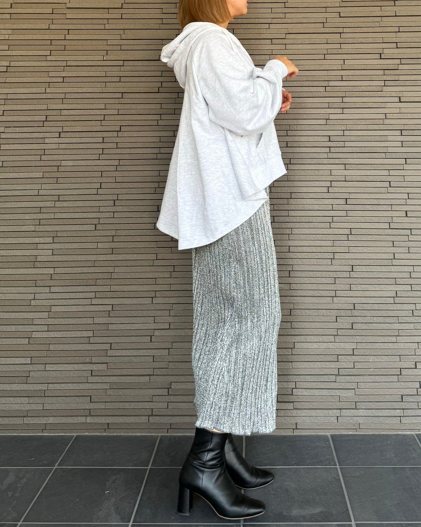 デザインジップパーカー
