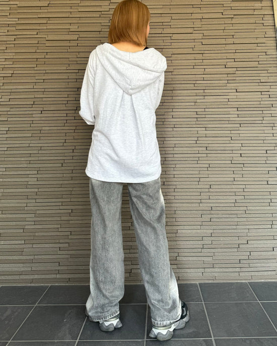 デザインジップパーカー