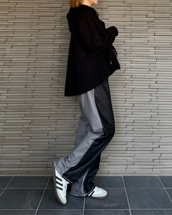 デザインジップパーカー