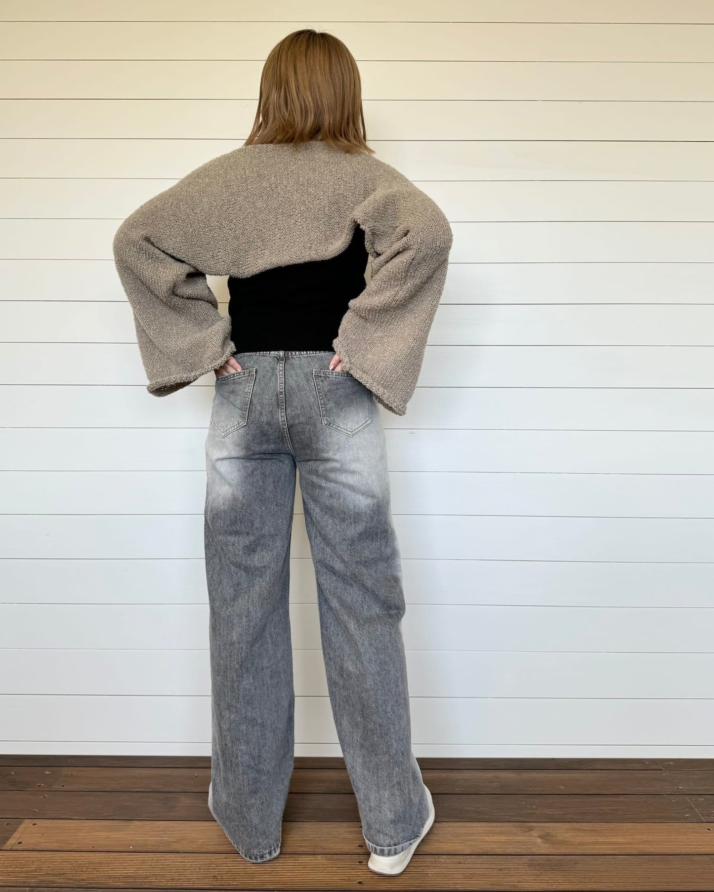 ニットショートボレロ