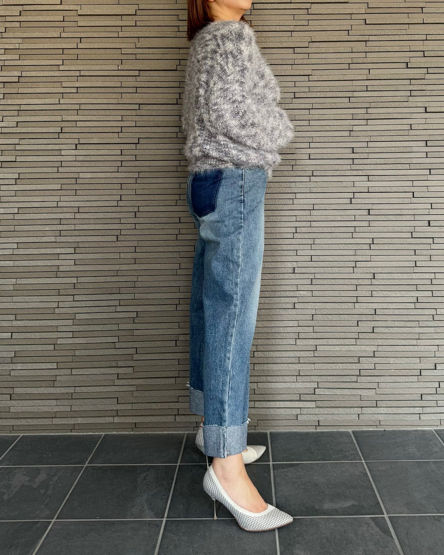 カットオフロールアップデニム