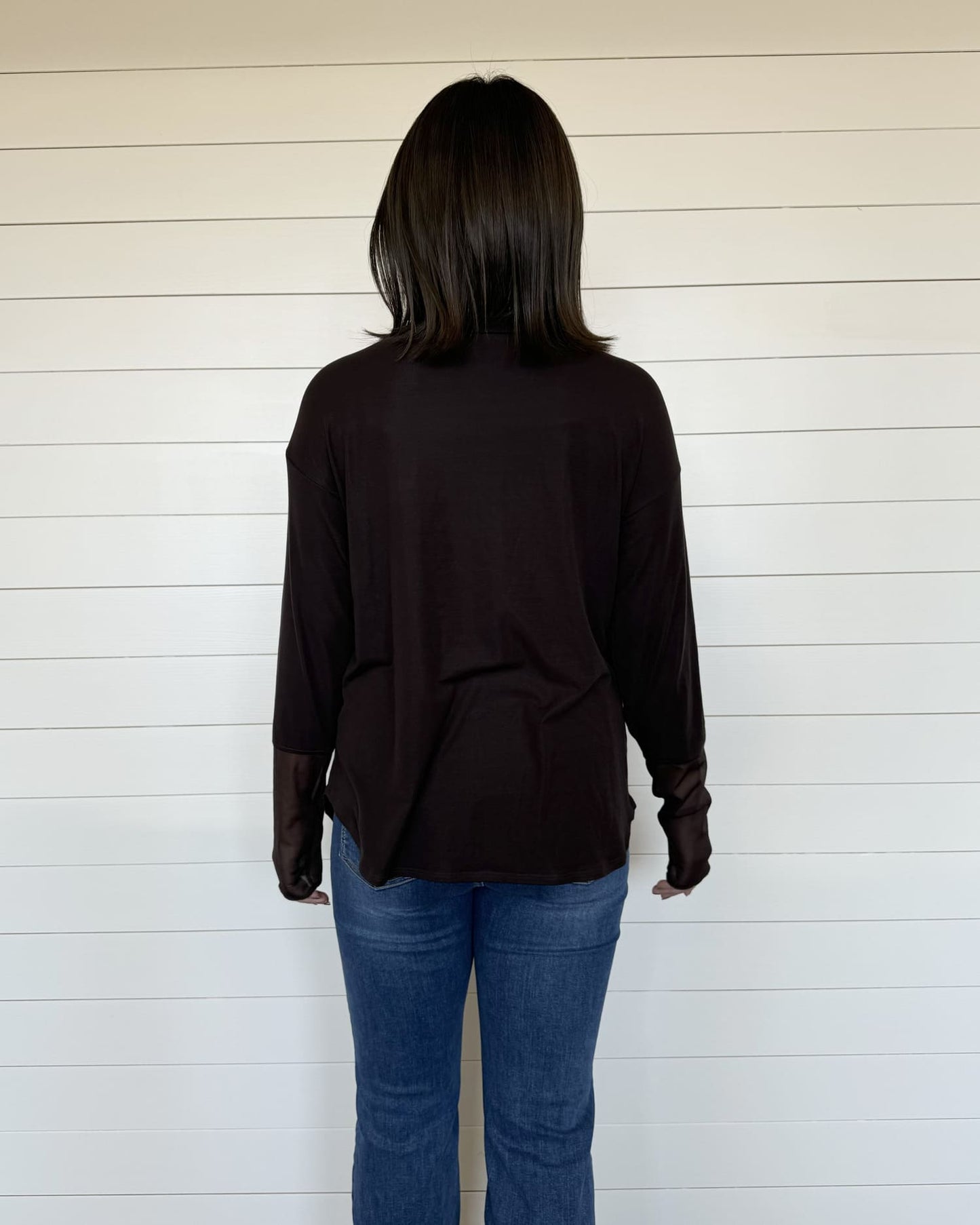 袖シアーカットソー