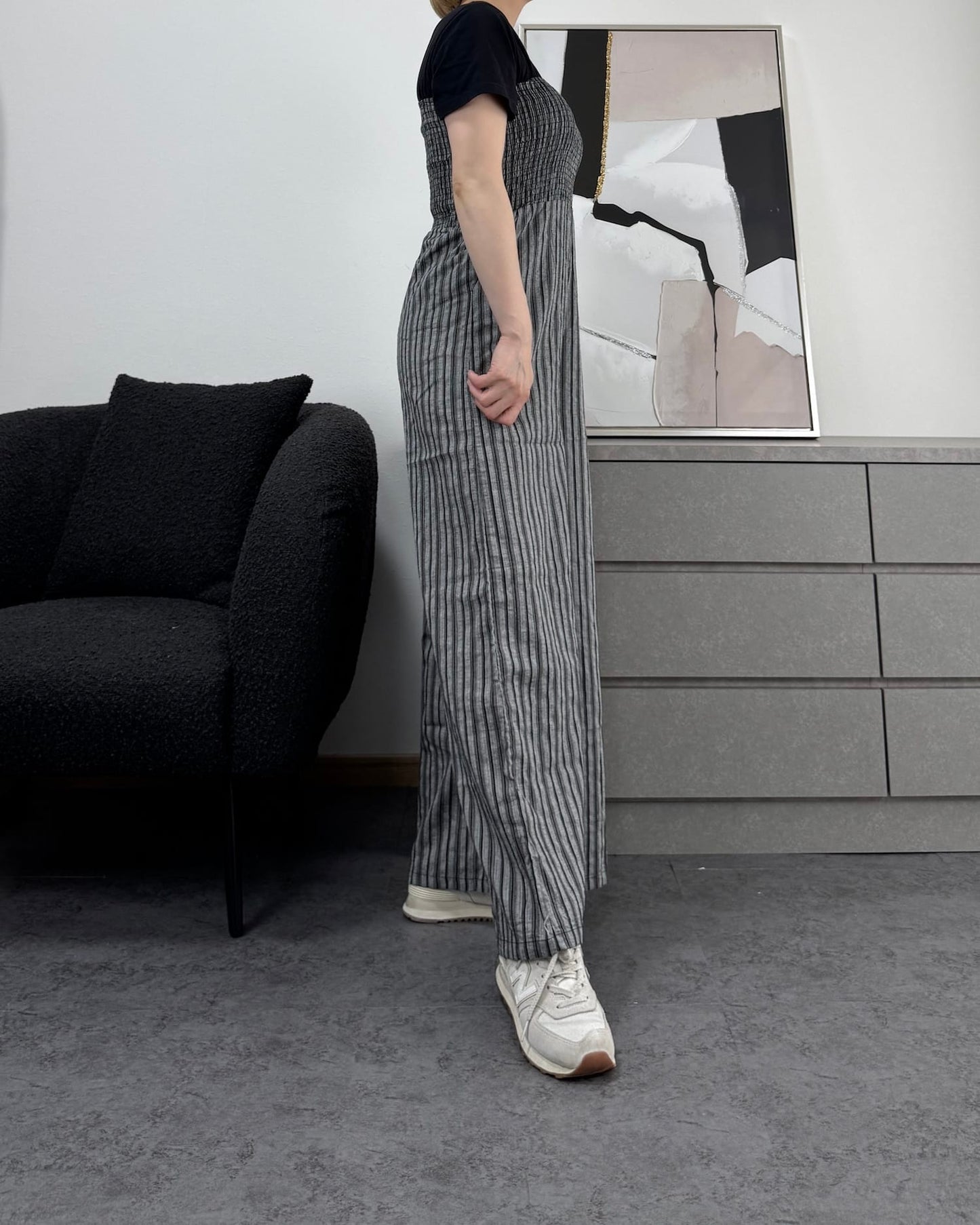 ストライプベアオールインワン