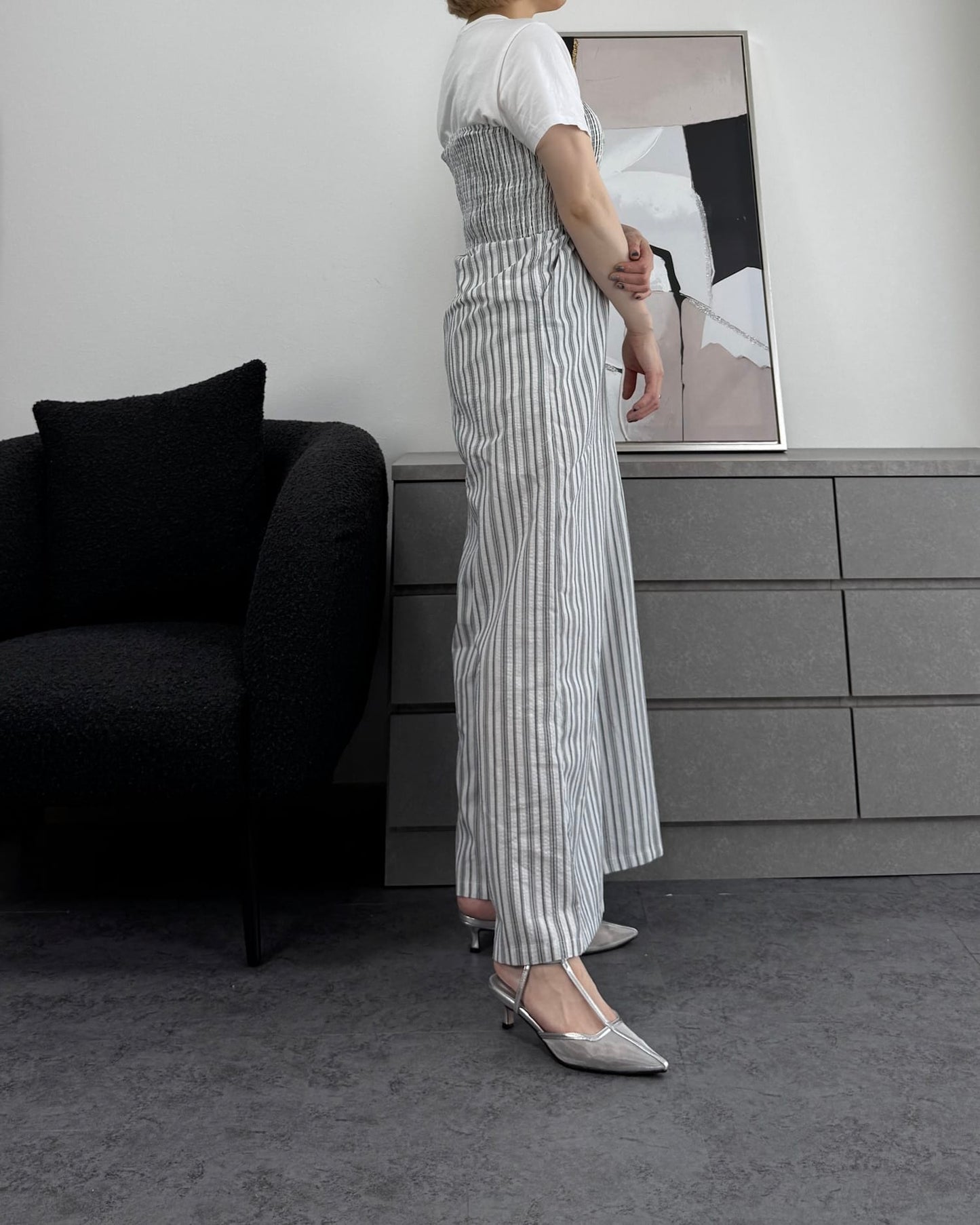 ストライプベアオールインワン