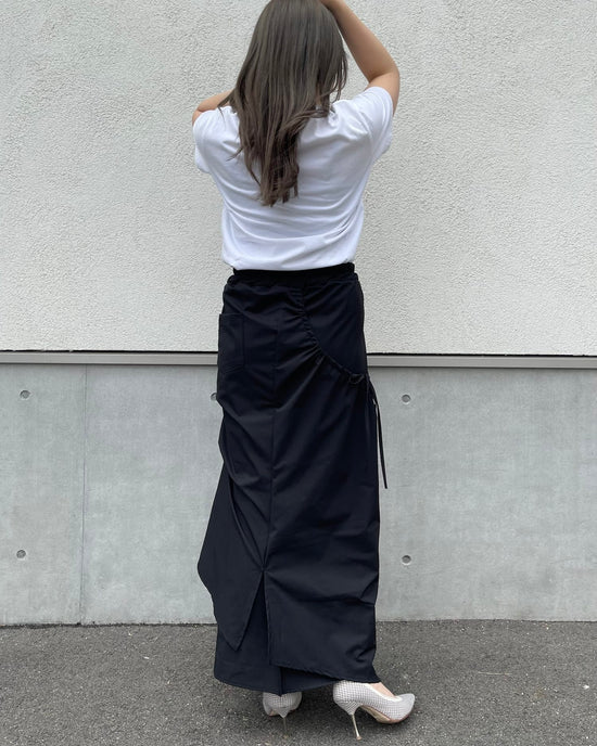アシメシャーリーングスカート
