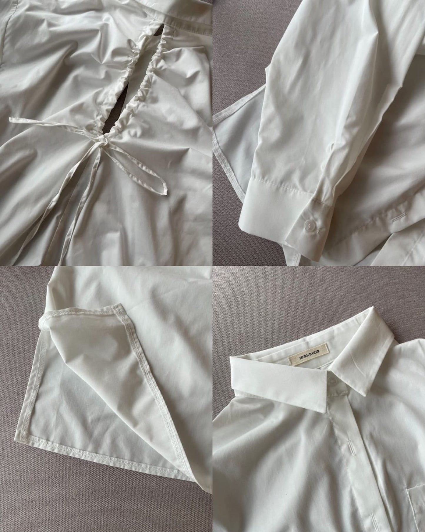 バックドロストシャツ