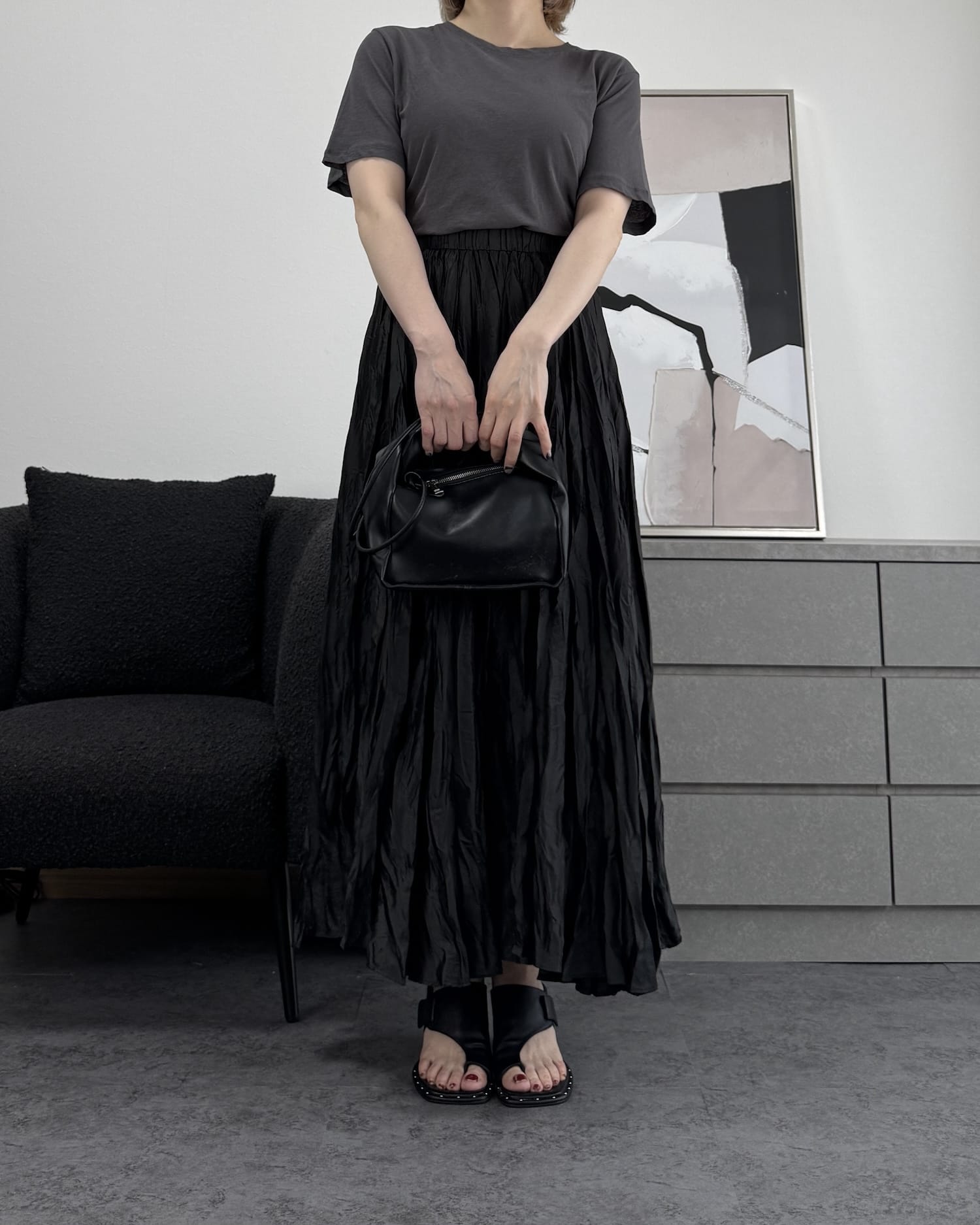 体型カバーリラックスTシャツ