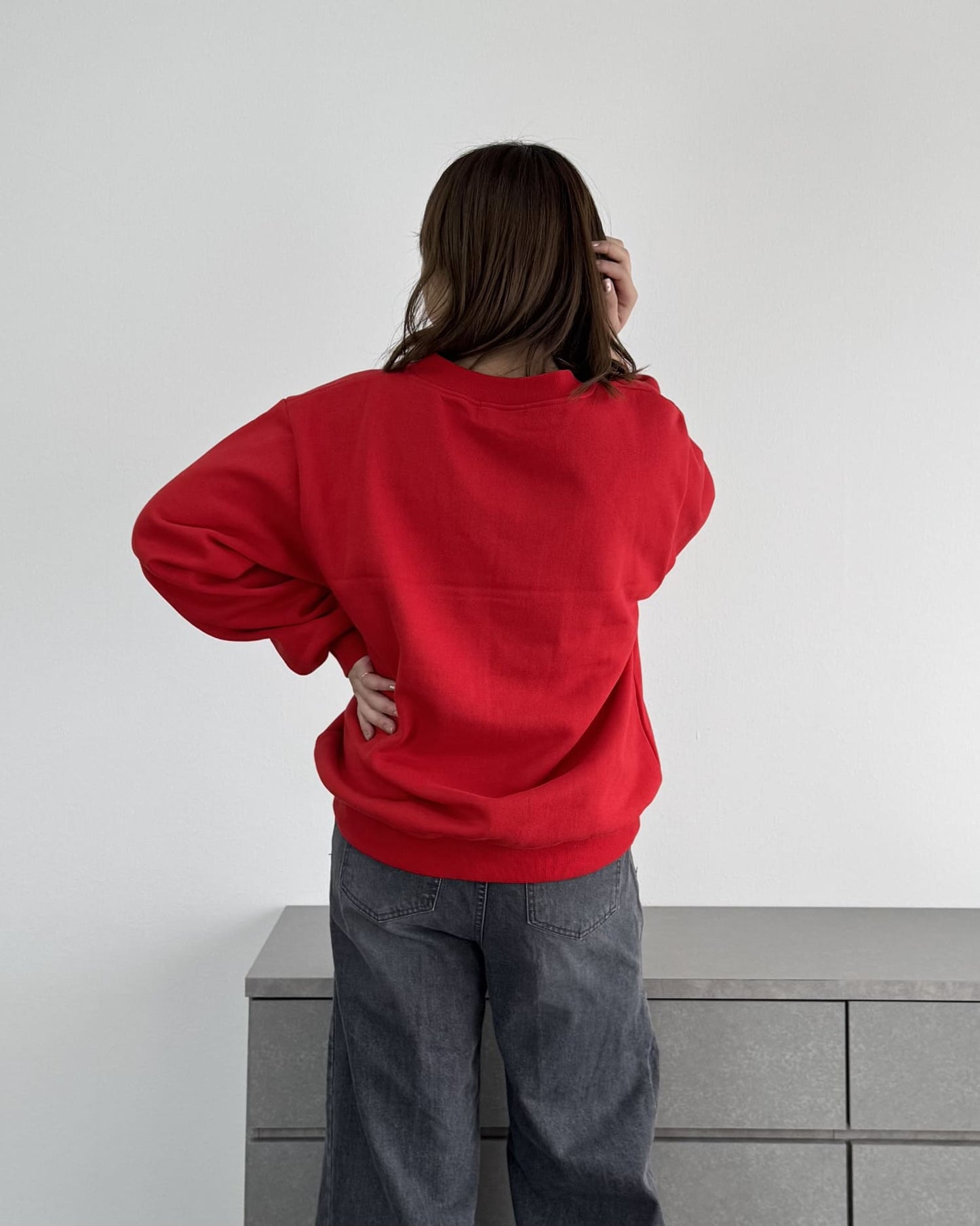 裏起毛Vネックトレーナー