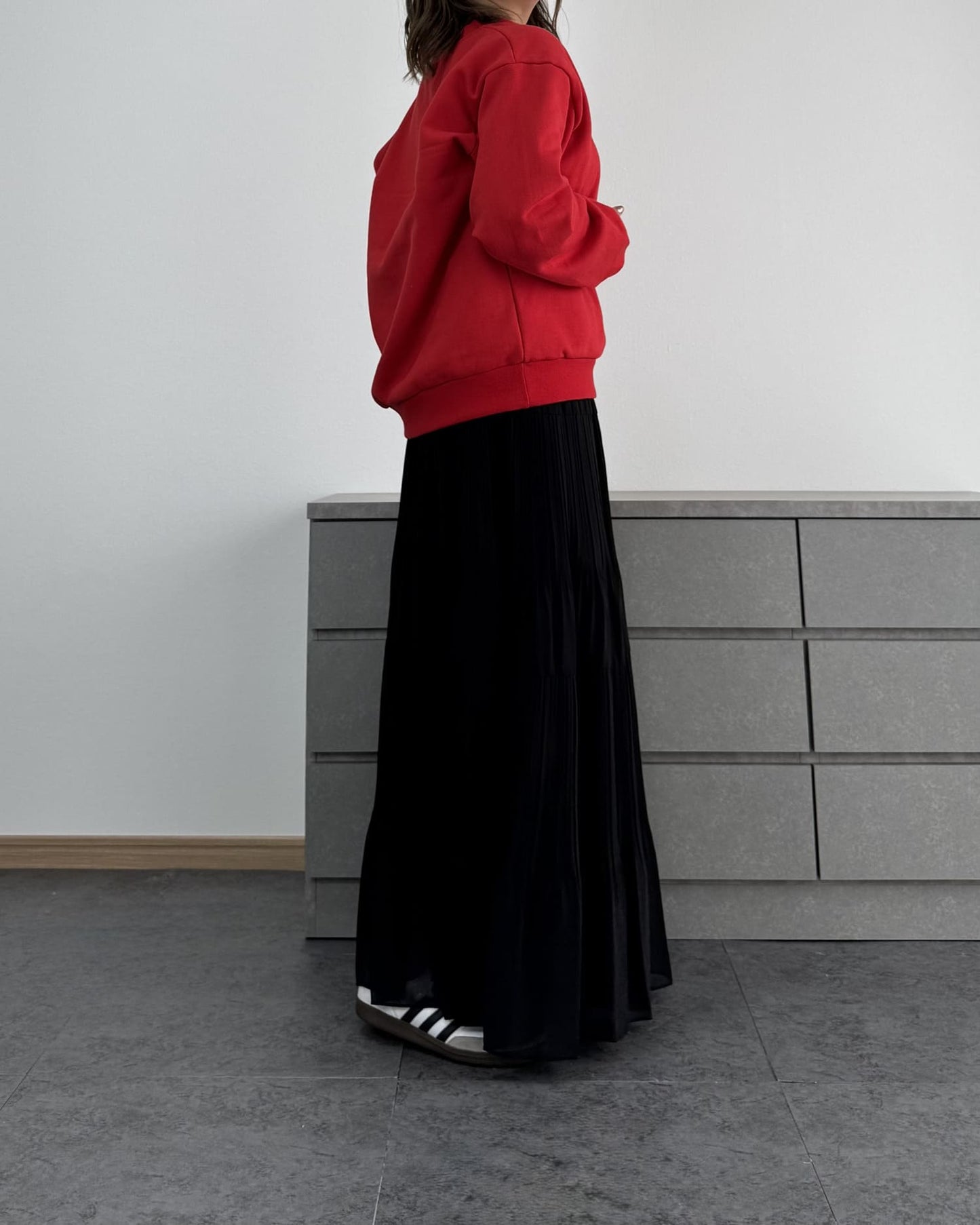 裏起毛Vネックトレーナー