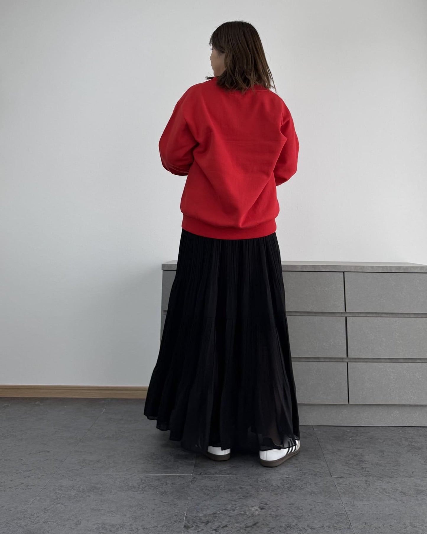 裏起毛Vネックトレーナー