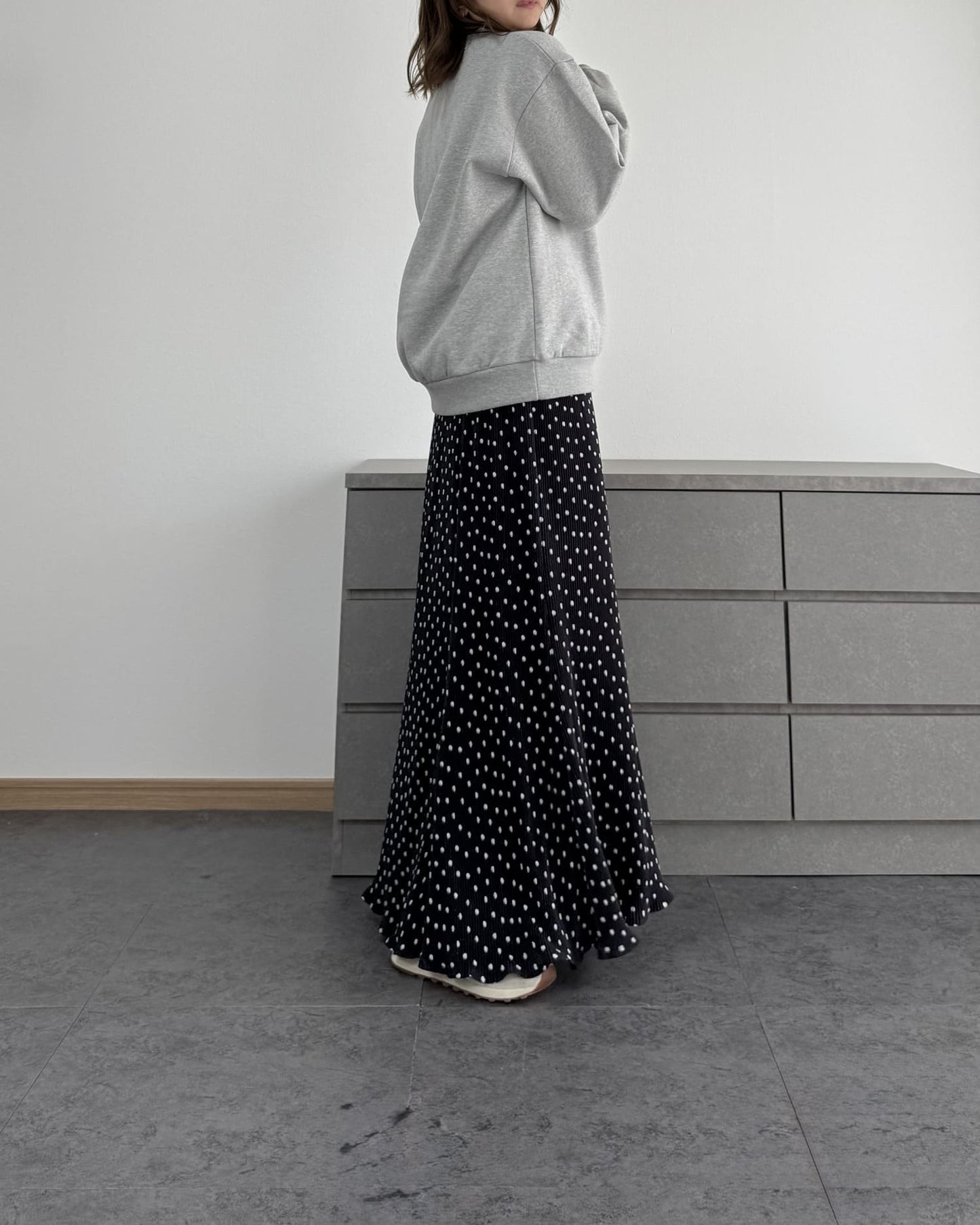 裏起毛Vネックトレーナー