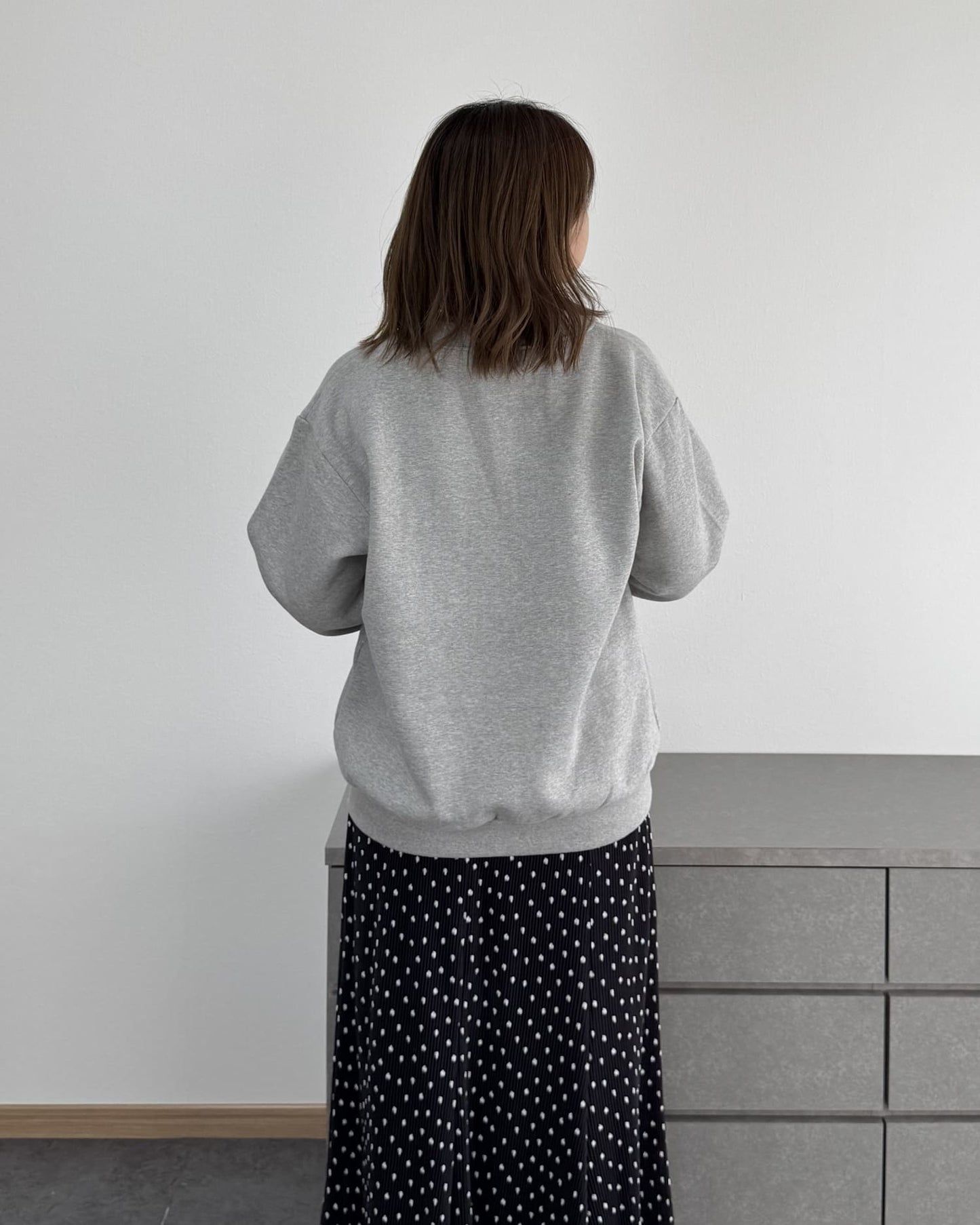 裏起毛Vネックトレーナー