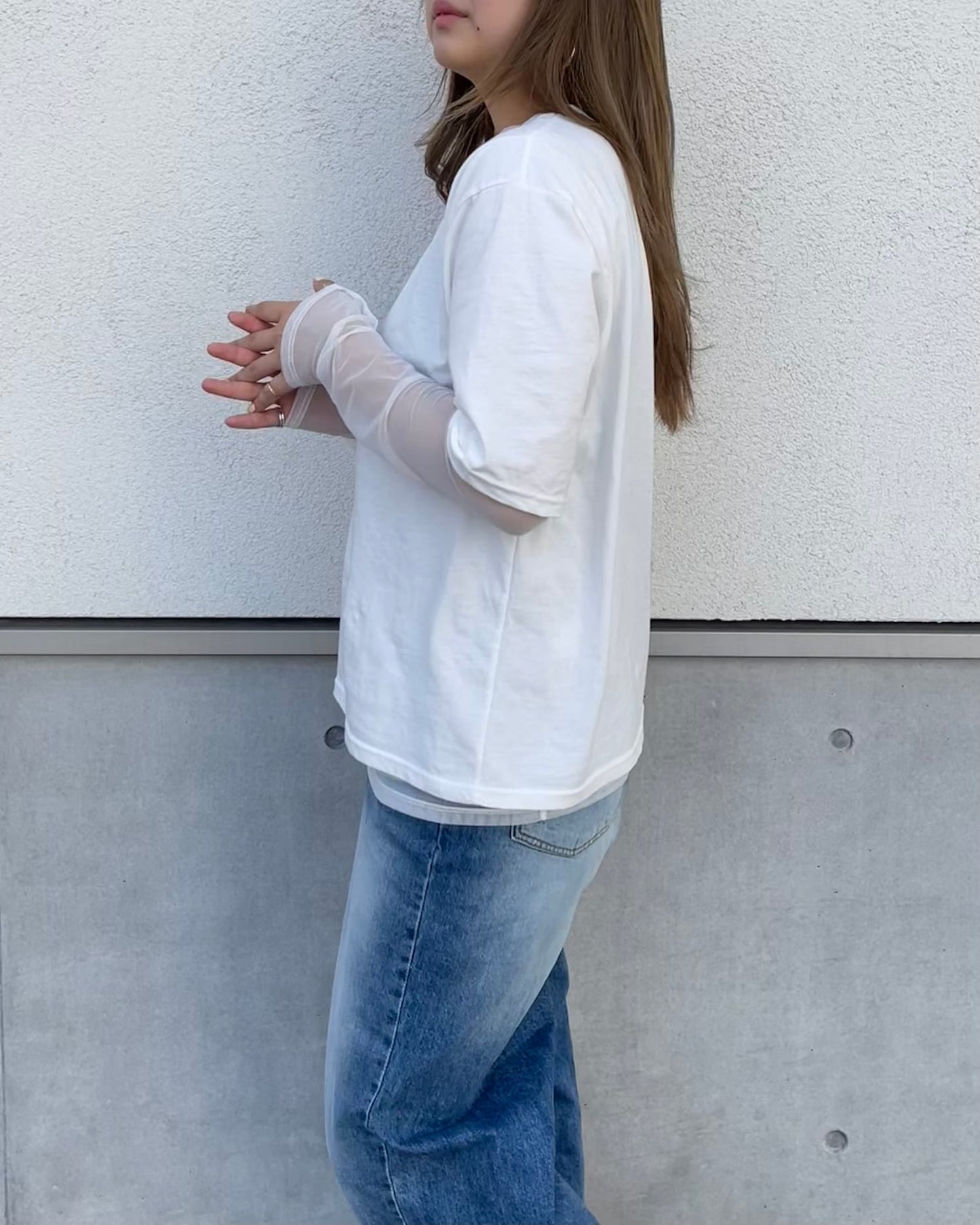 シースルードッキングTシャツ