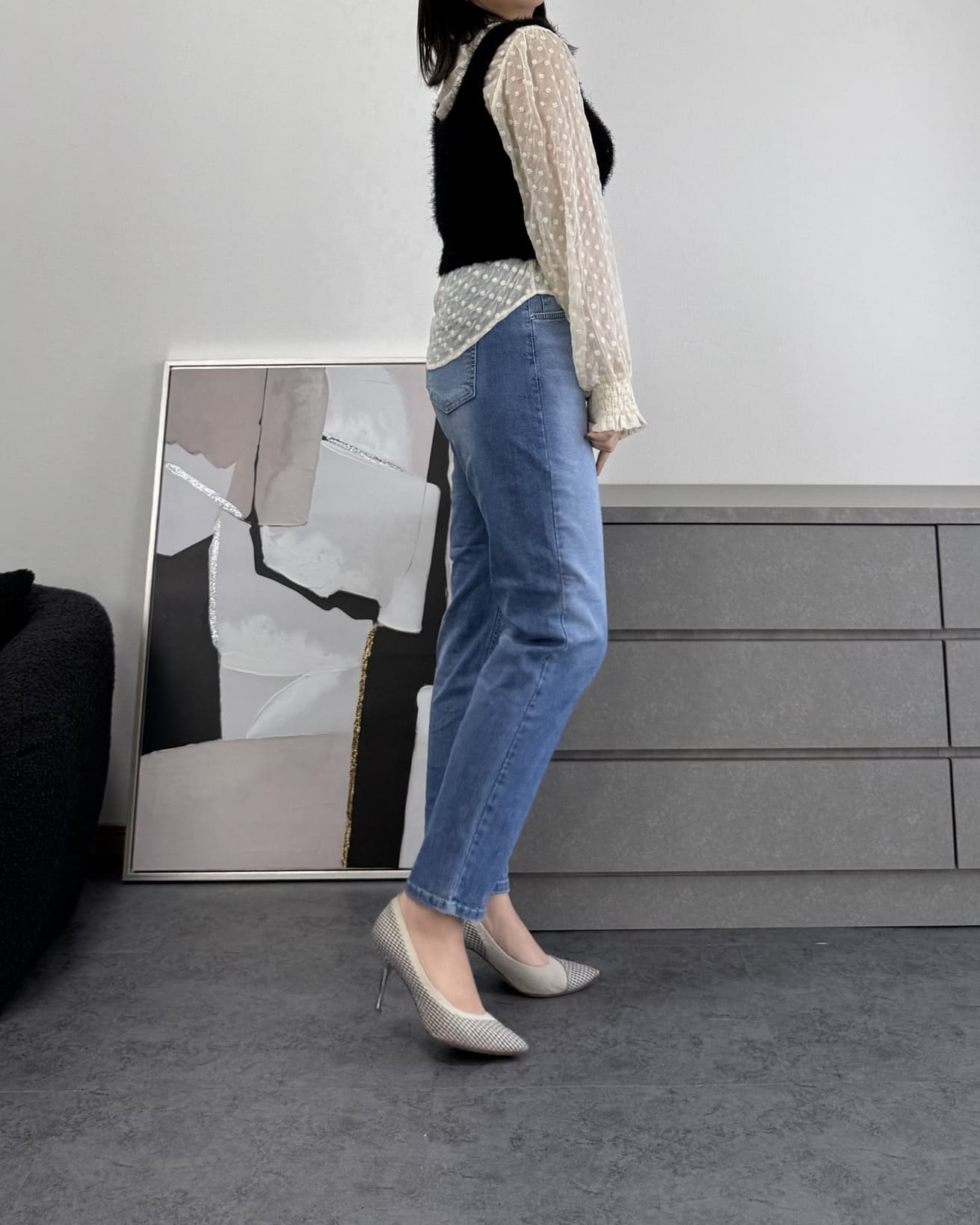 テーパードデニム