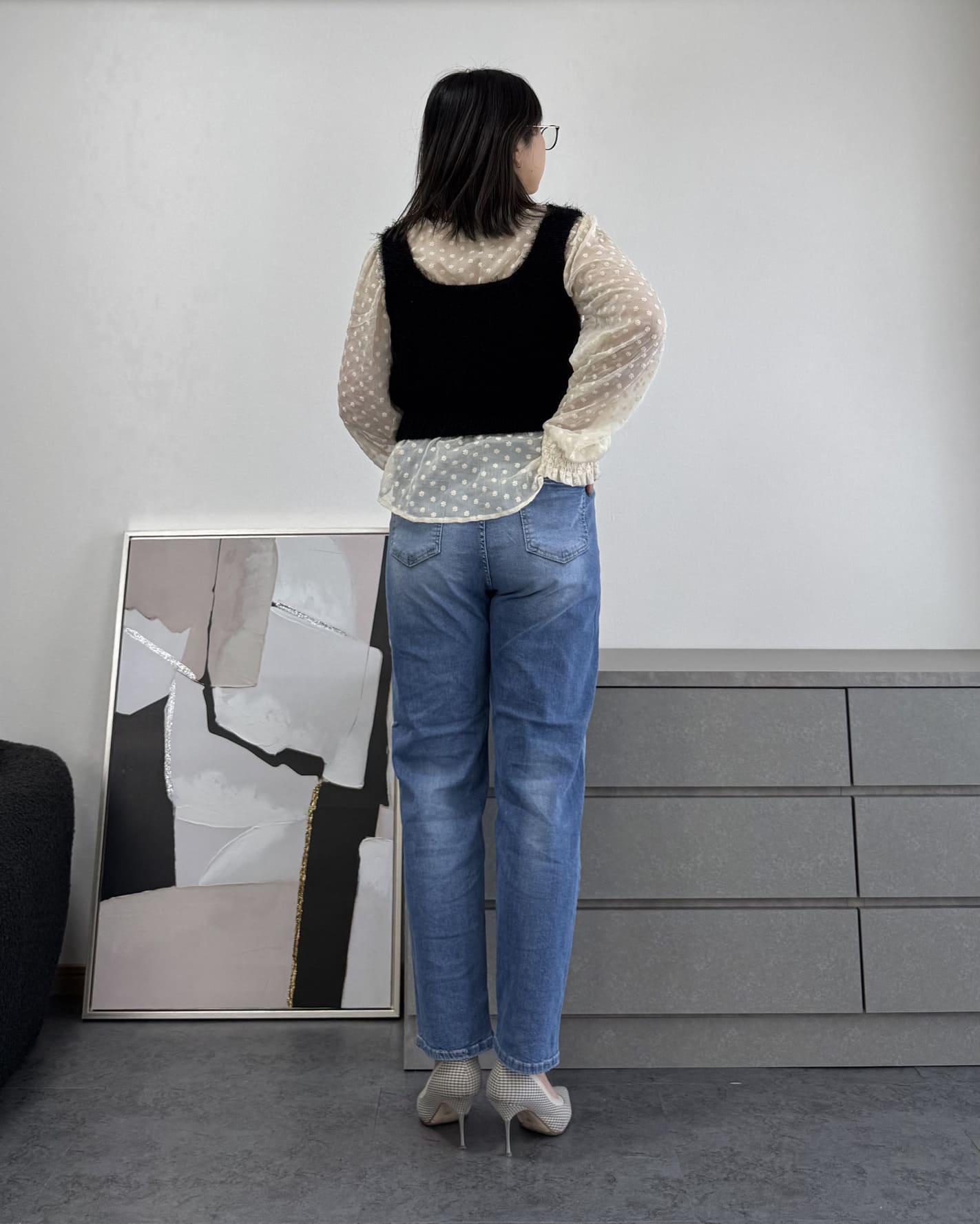 テーパードデニム