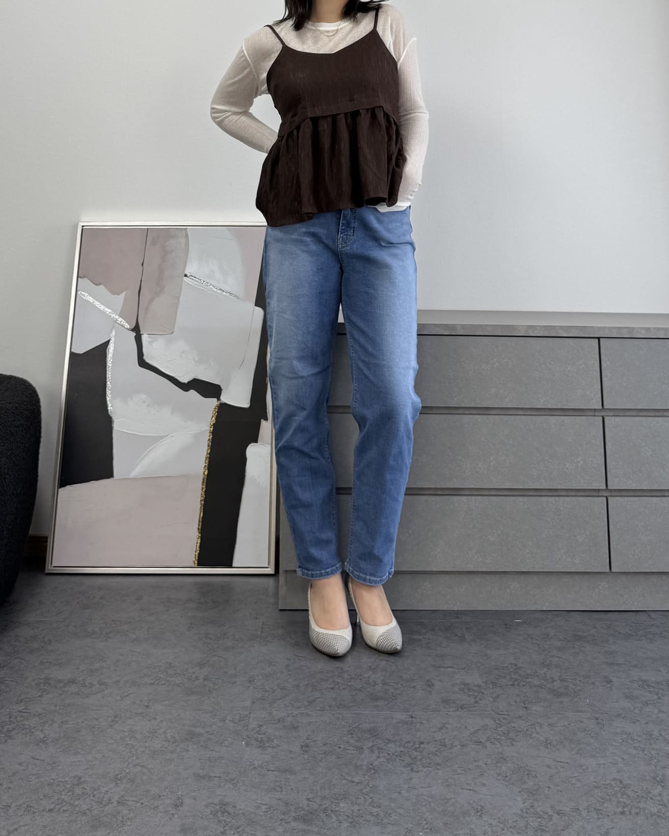 テーパードデニム