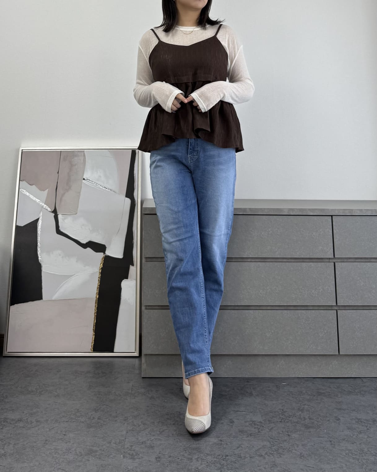 テーパードデニム