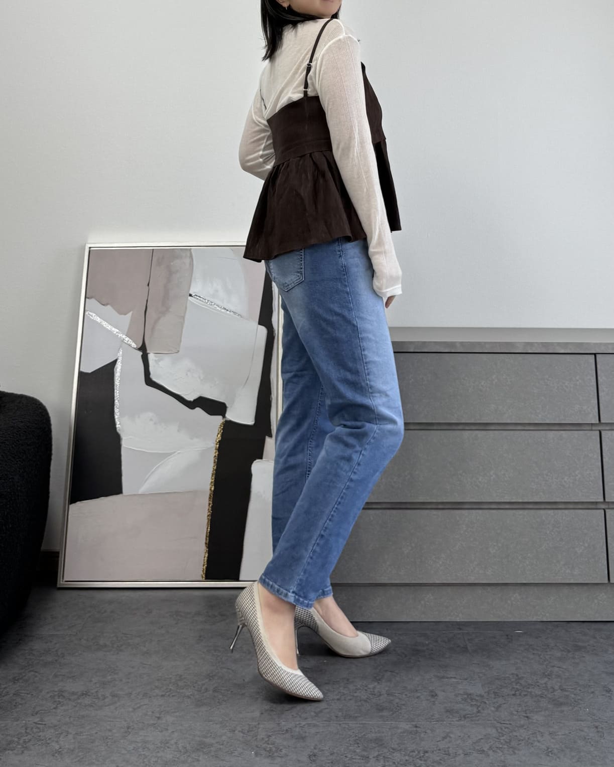 テーパードデニム