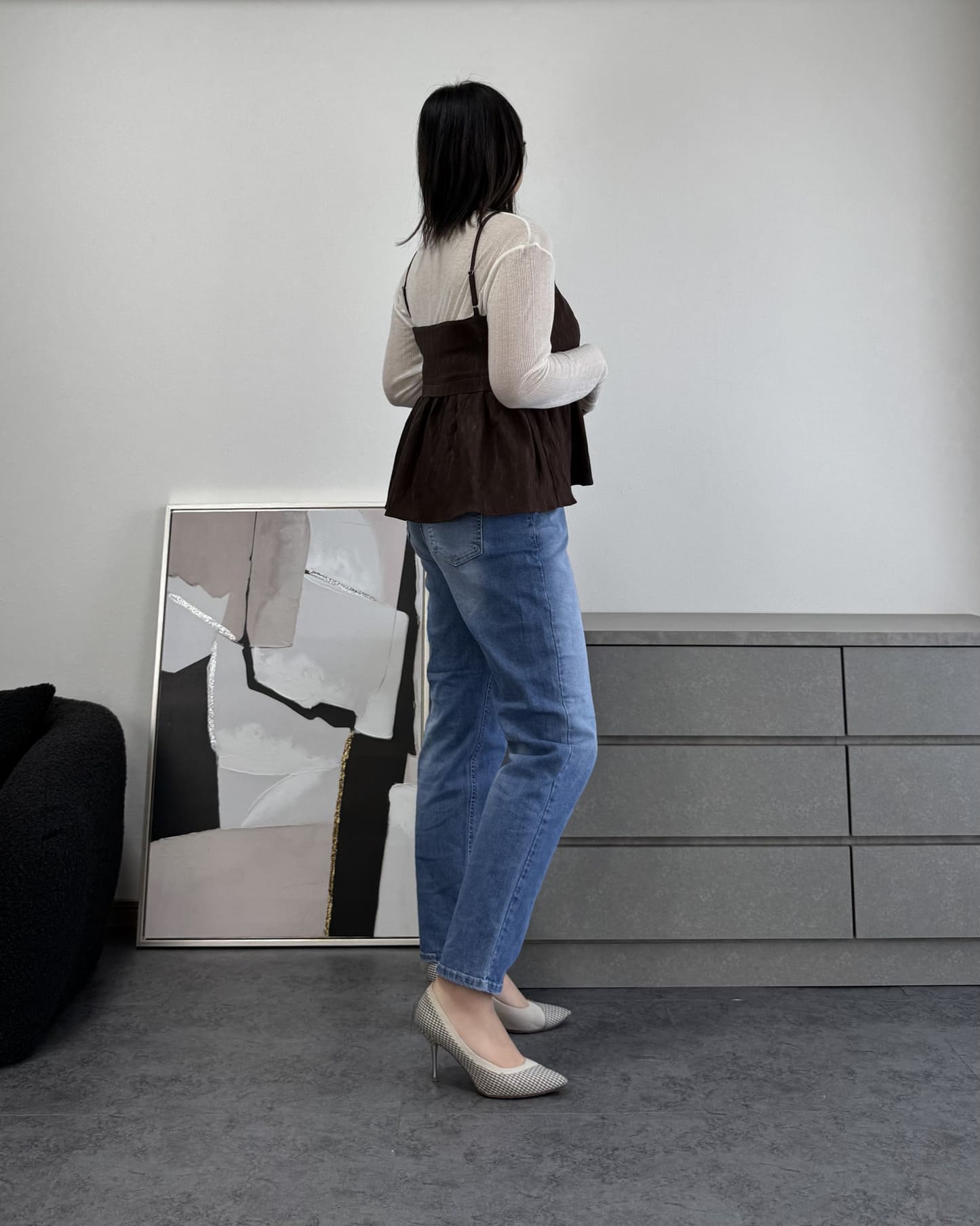 テーパードデニム