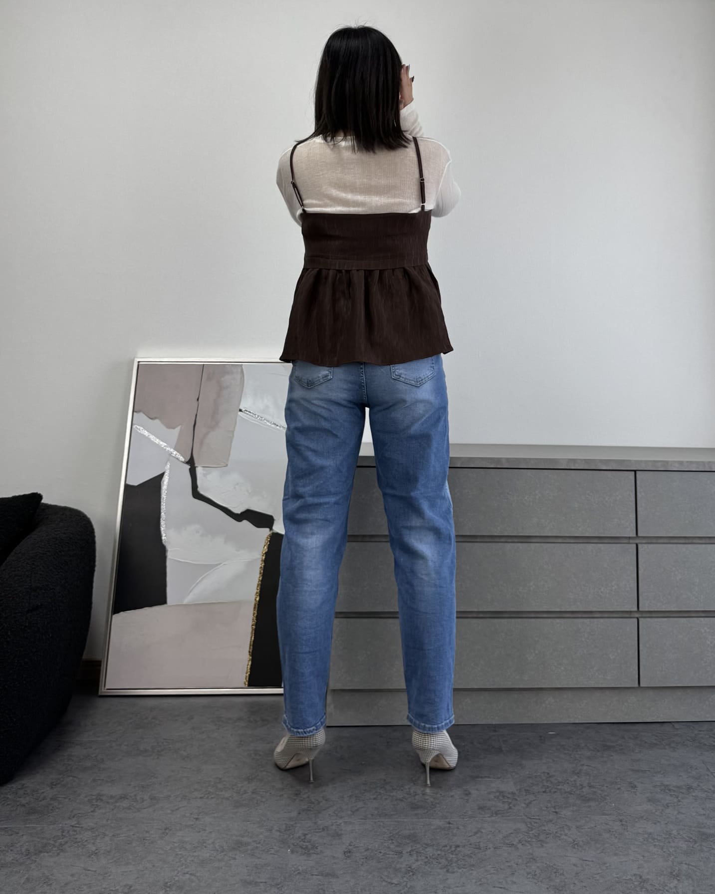 テーパードデニム