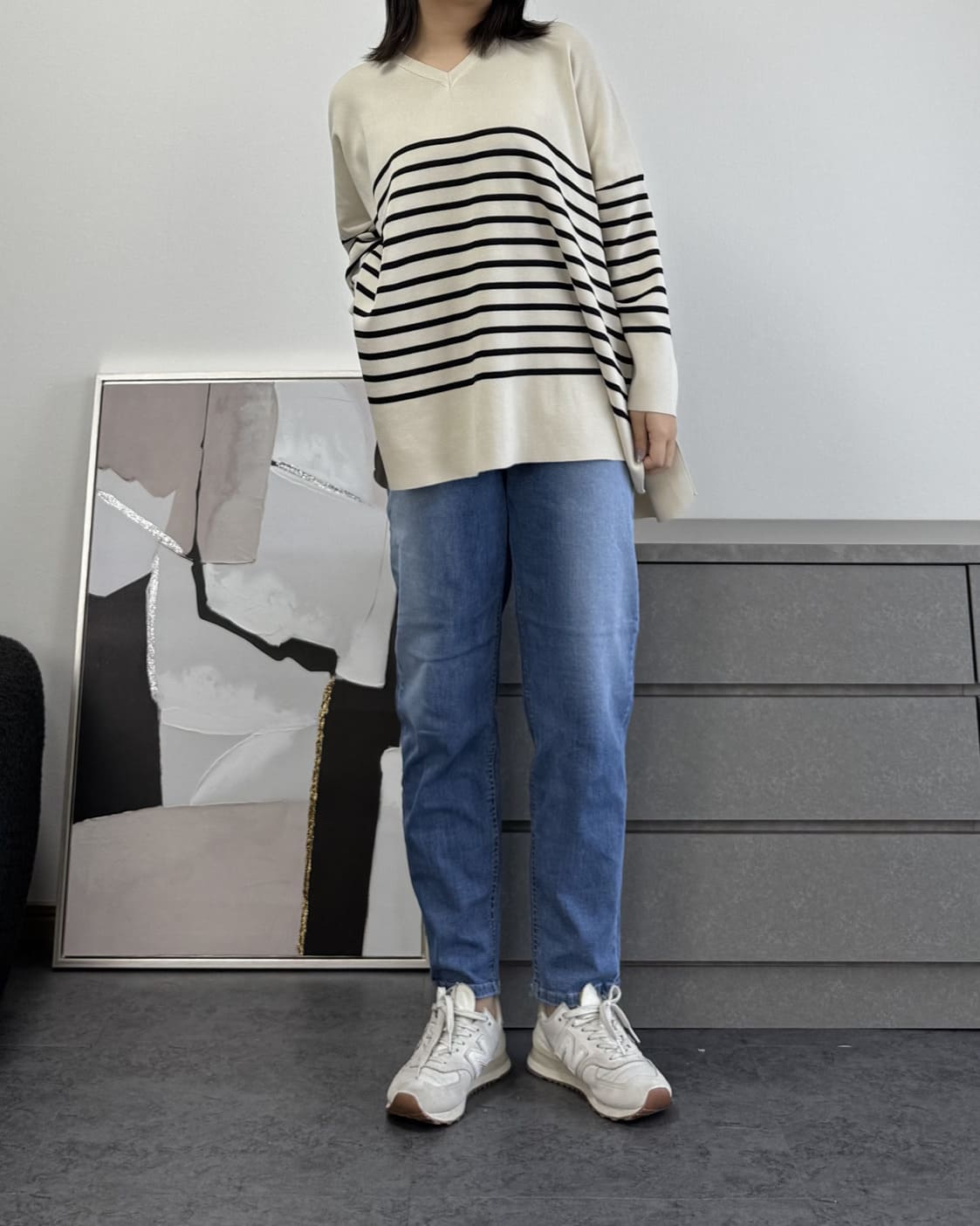 テーパードデニム