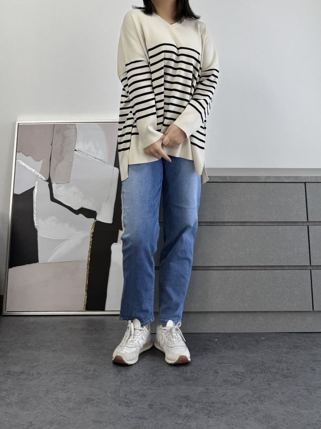 テーパードデニム