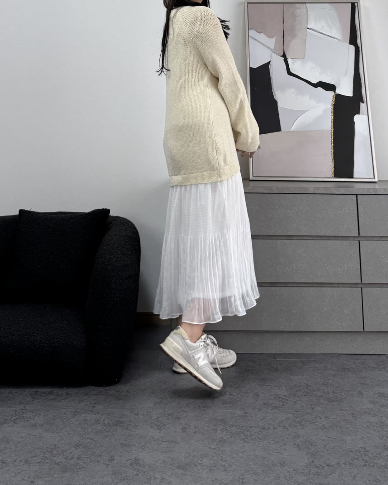 シフォンドッキングワンピース